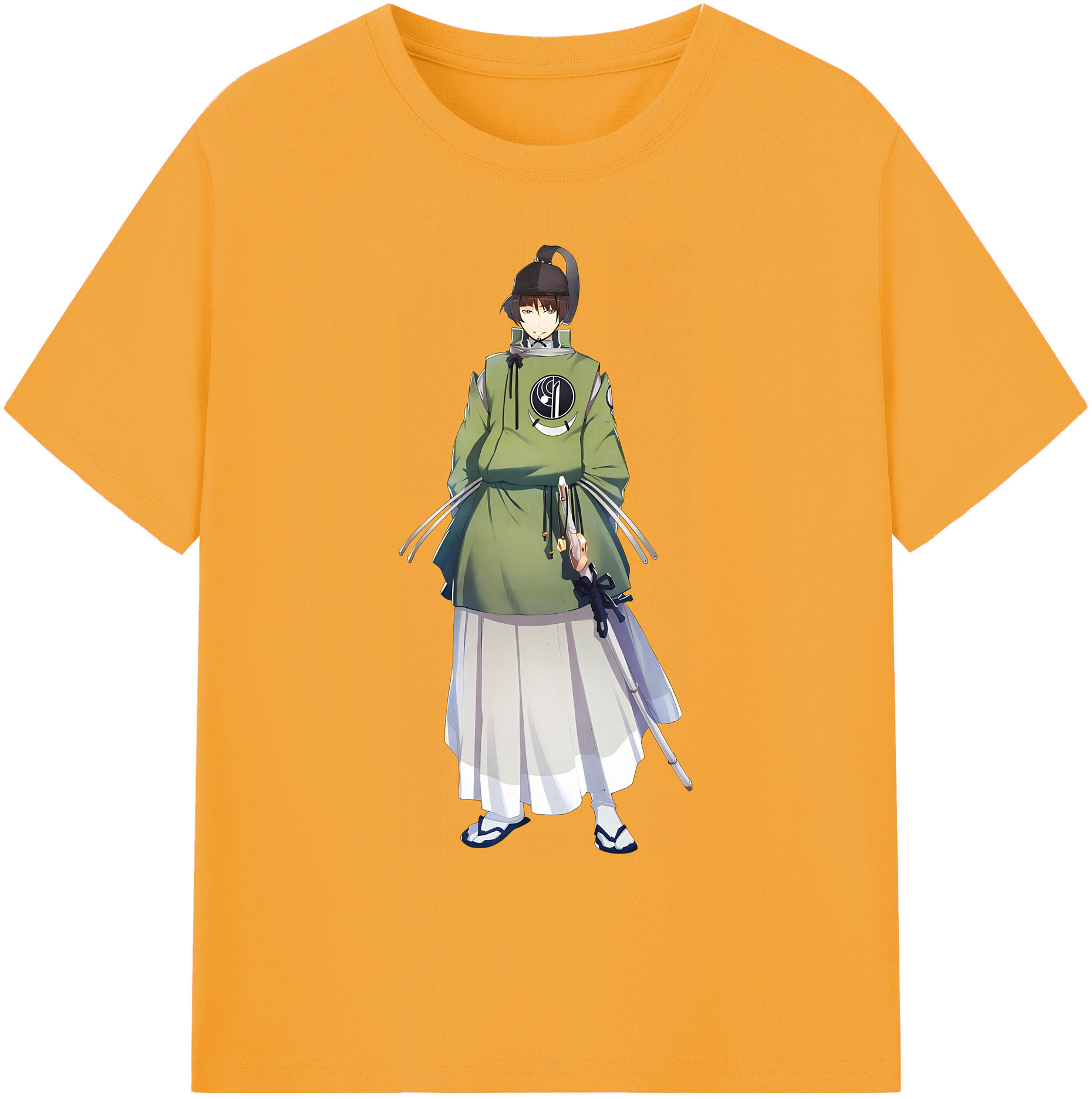 （画像用） 刀剣乱舞 Touken Ranbu 綿100％ メンズ半袖Tシャツ｜肌触りやわらか＆通気性