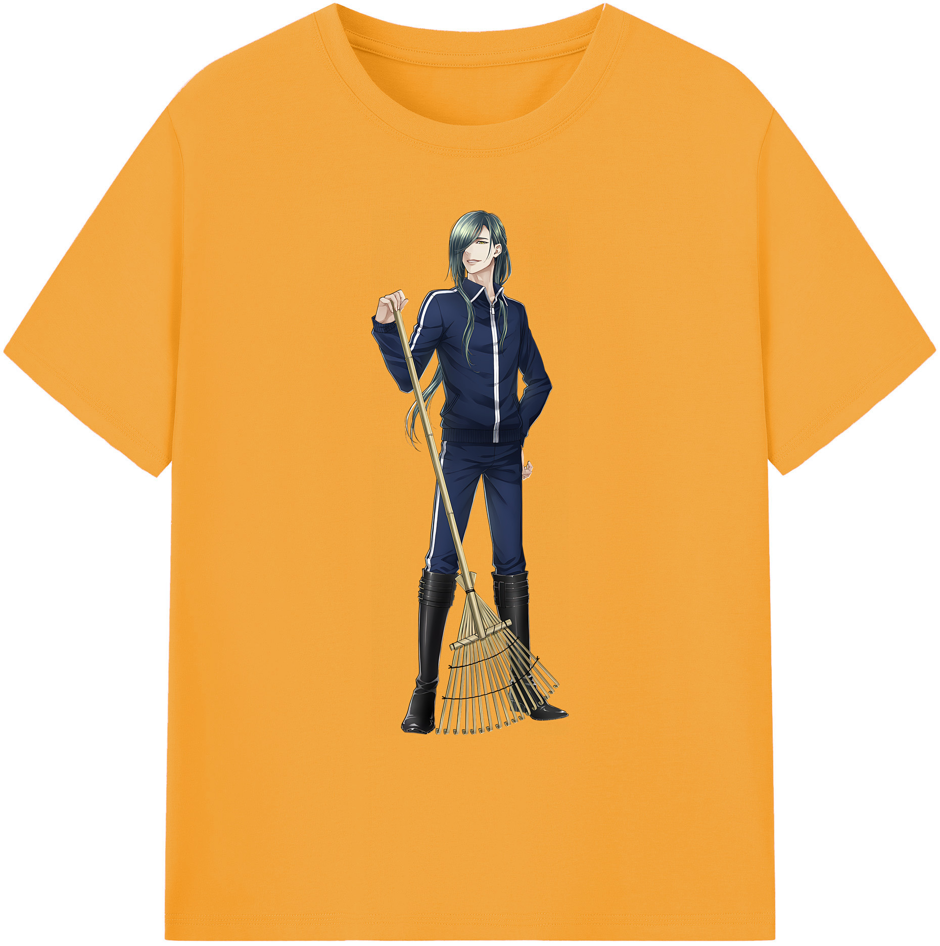 （画像用） 刀剣乱舞 Touken Ranbu 綿100％ メンズ半袖Tシャツ｜肌触りやわらか＆通気性