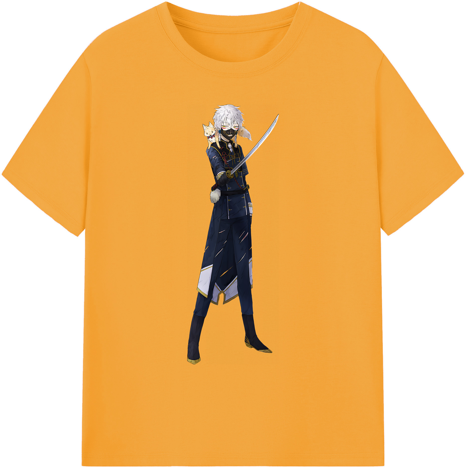 （画像用） 刀剣乱舞 Touken Ranbu 綿100％ メンズ半袖Tシャツ｜肌触りやわらか＆通気性