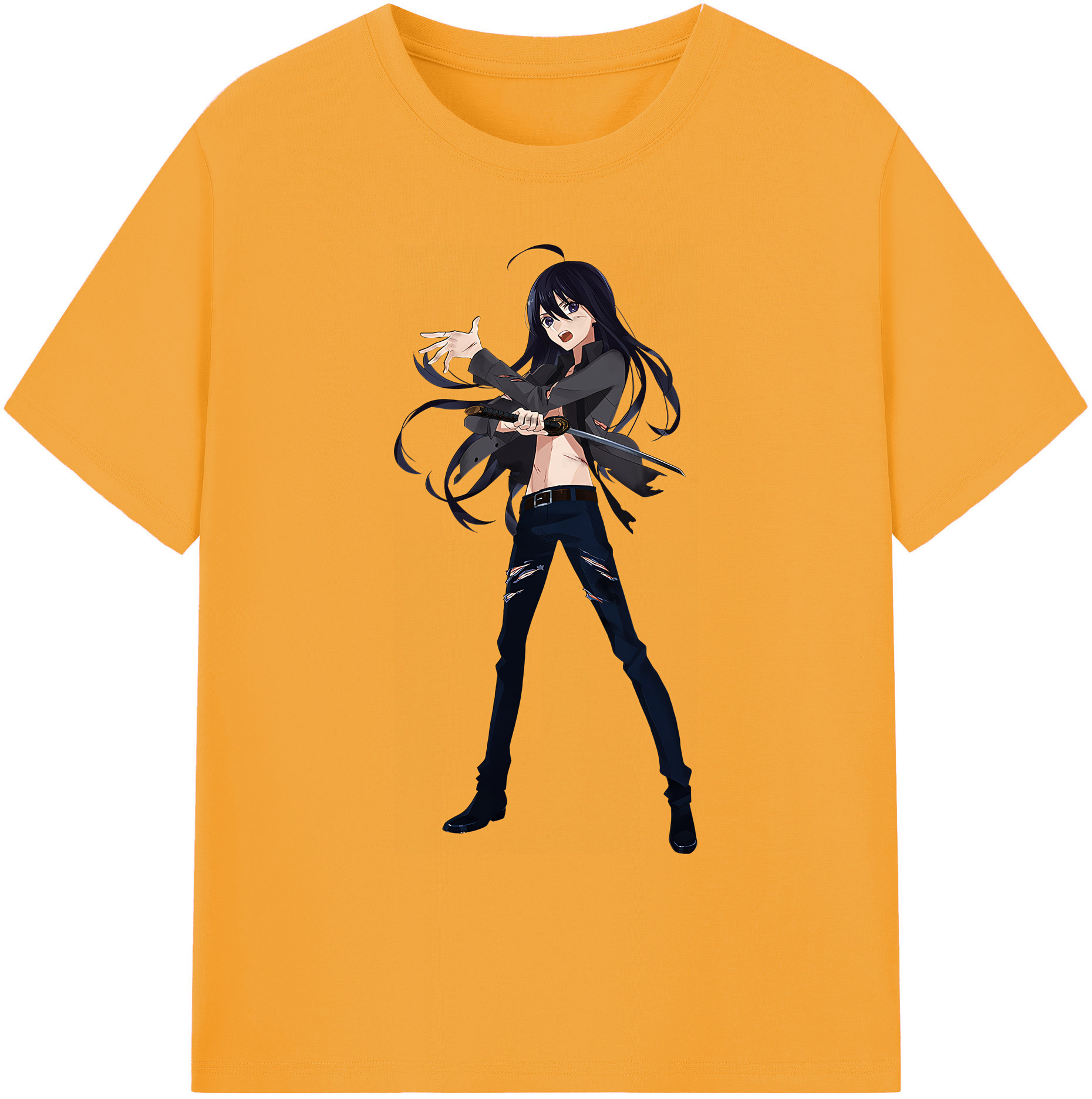 （画像用） 刀剣乱舞 Touken Ranbu 綿100％ メンズ半袖Tシャツ｜肌触りやわらか＆通気性