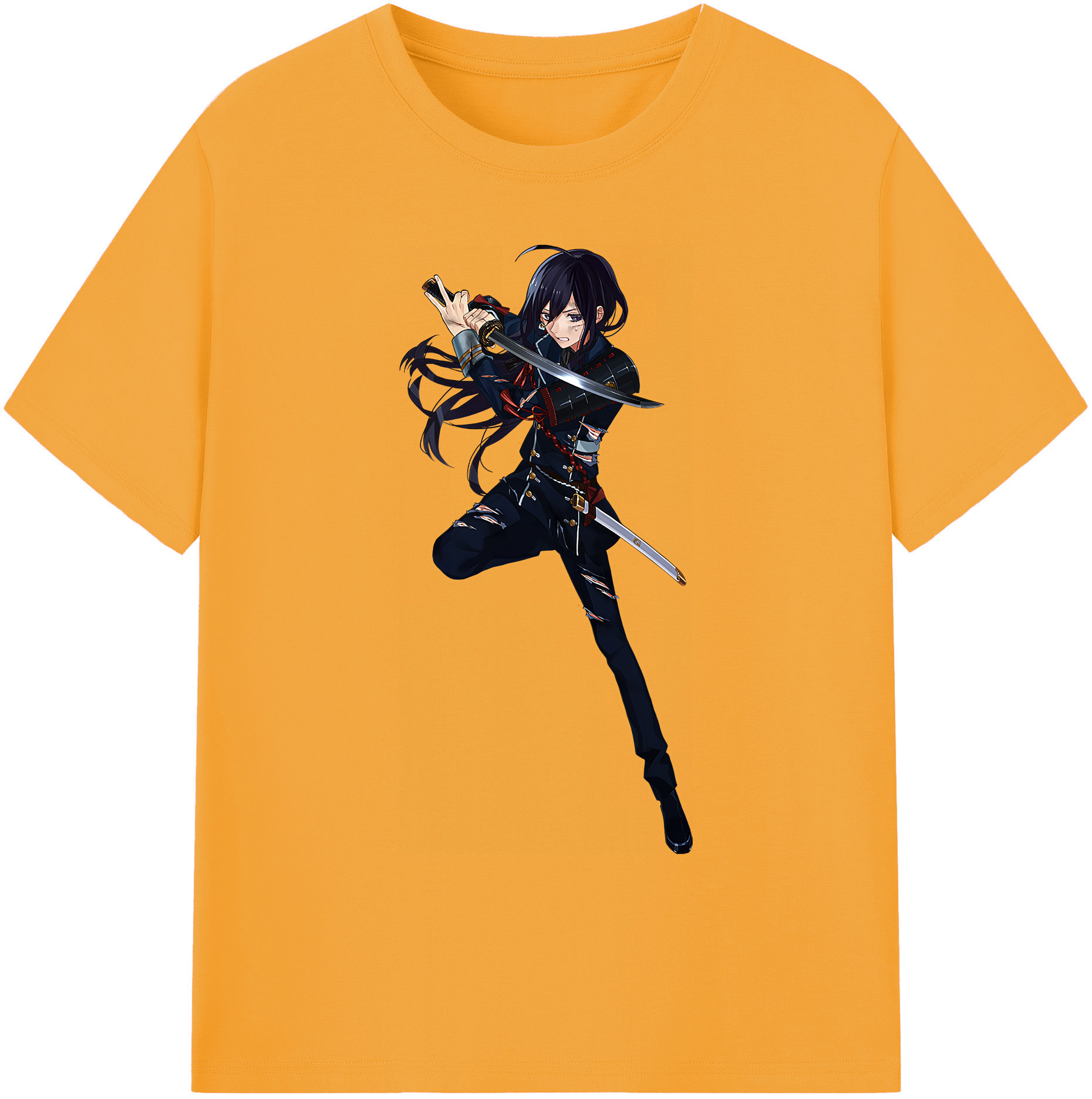 （画像用） 刀剣乱舞 Touken Ranbu 綿100％ メンズ半袖Tシャツ｜肌触りやわらか＆通気性