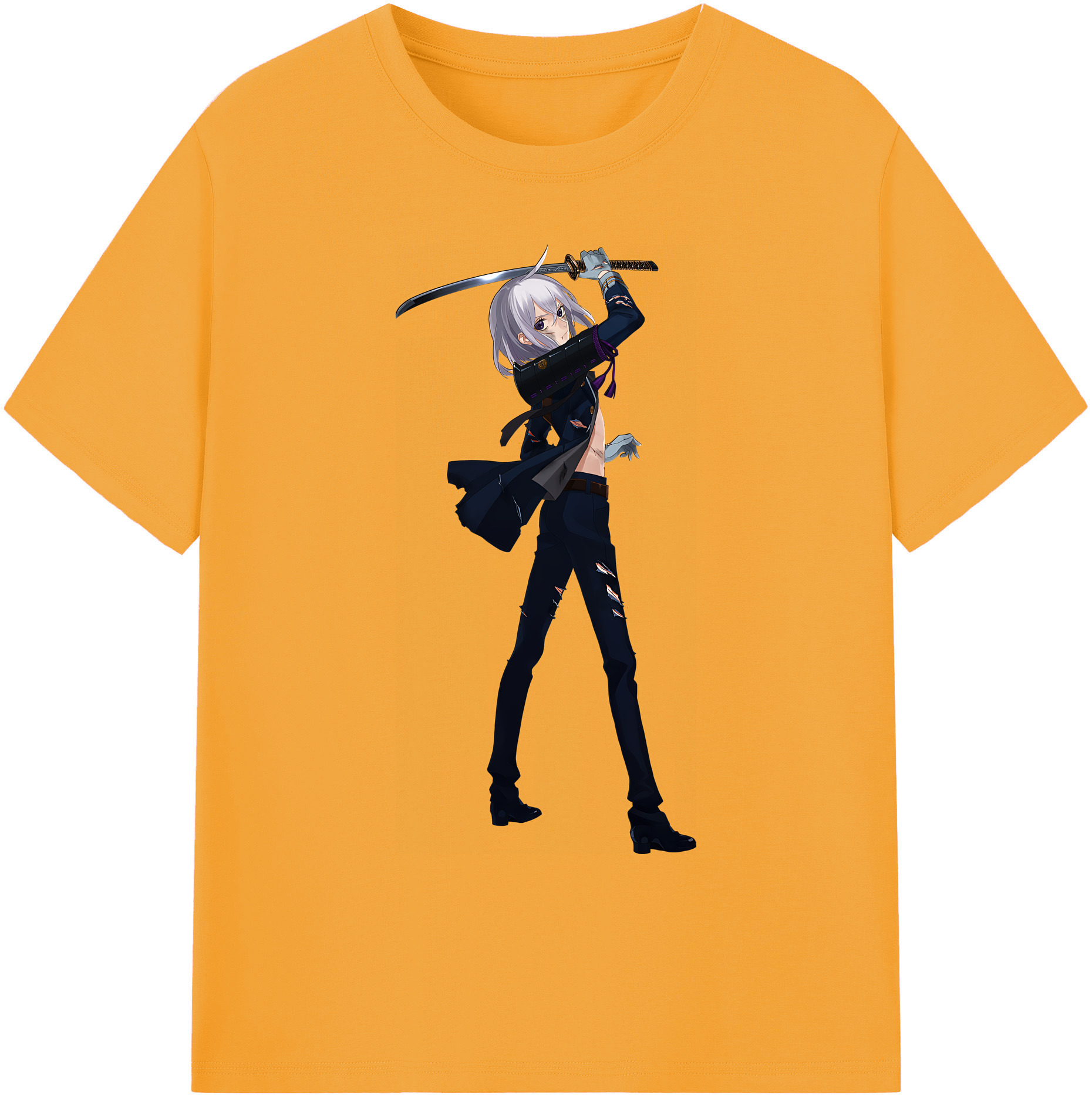 （画像用） 刀剣乱舞 Touken Ranbu 綿100％ メンズ半袖Tシャツ｜肌触りやわらか＆通気性