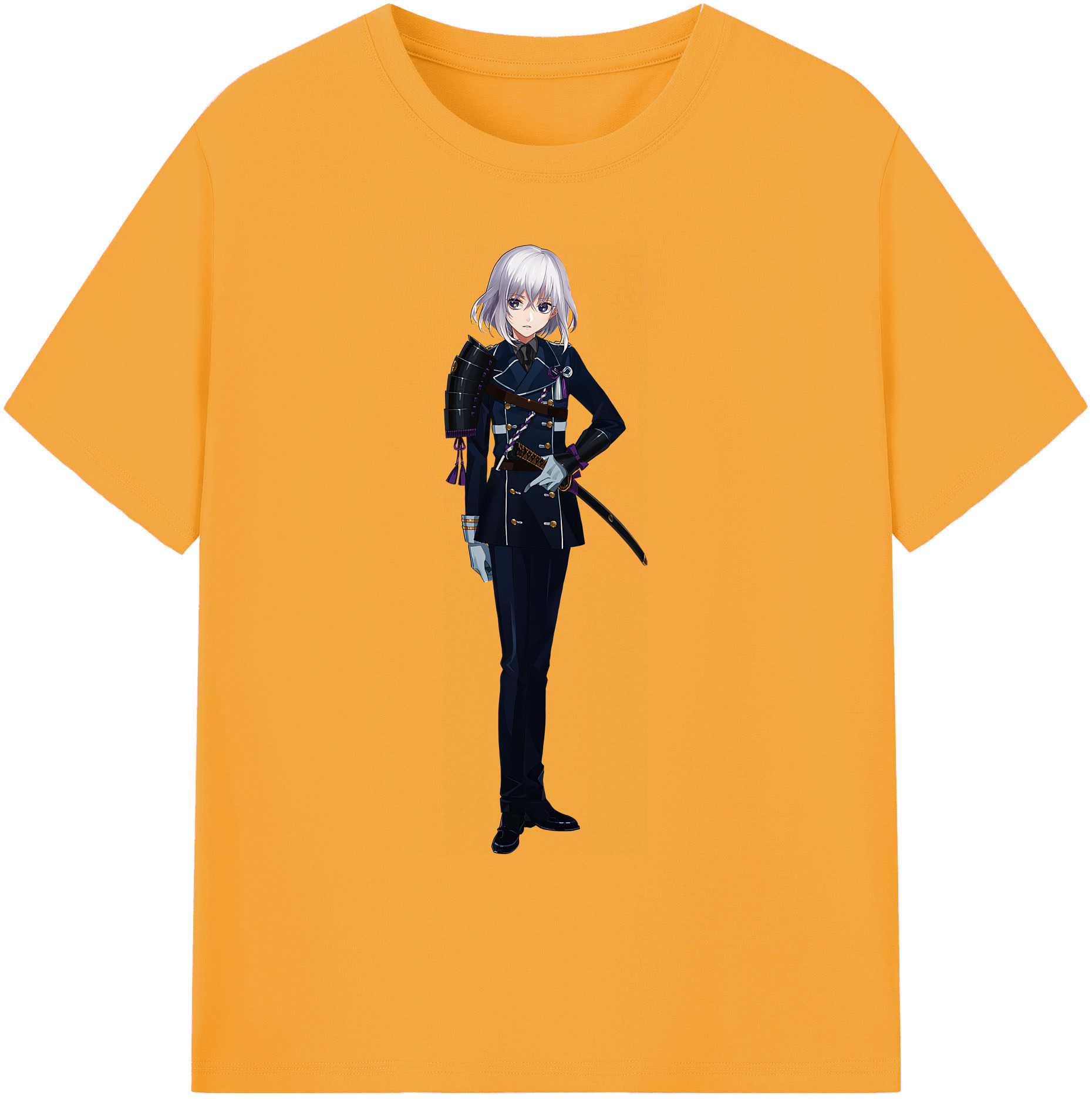 （画像用） 刀剣乱舞 Touken Ranbu 綿100％ メンズ半袖Tシャツ｜肌触りやわらか＆通気性