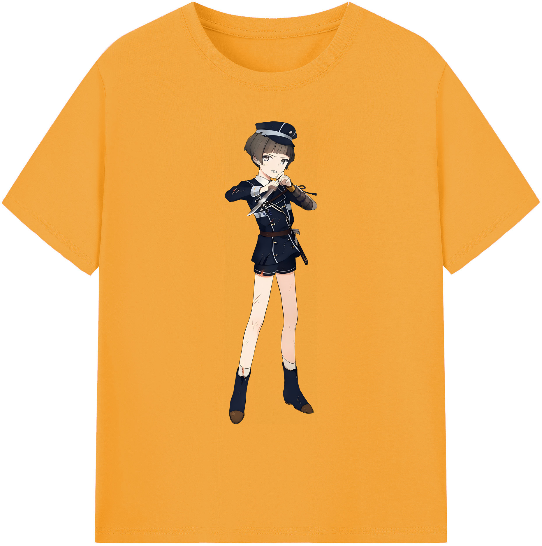 （画像用） 刀剣乱舞 Touken Ranbu 綿100％ メンズ半袖Tシャツ｜肌触りやわらか＆通気性