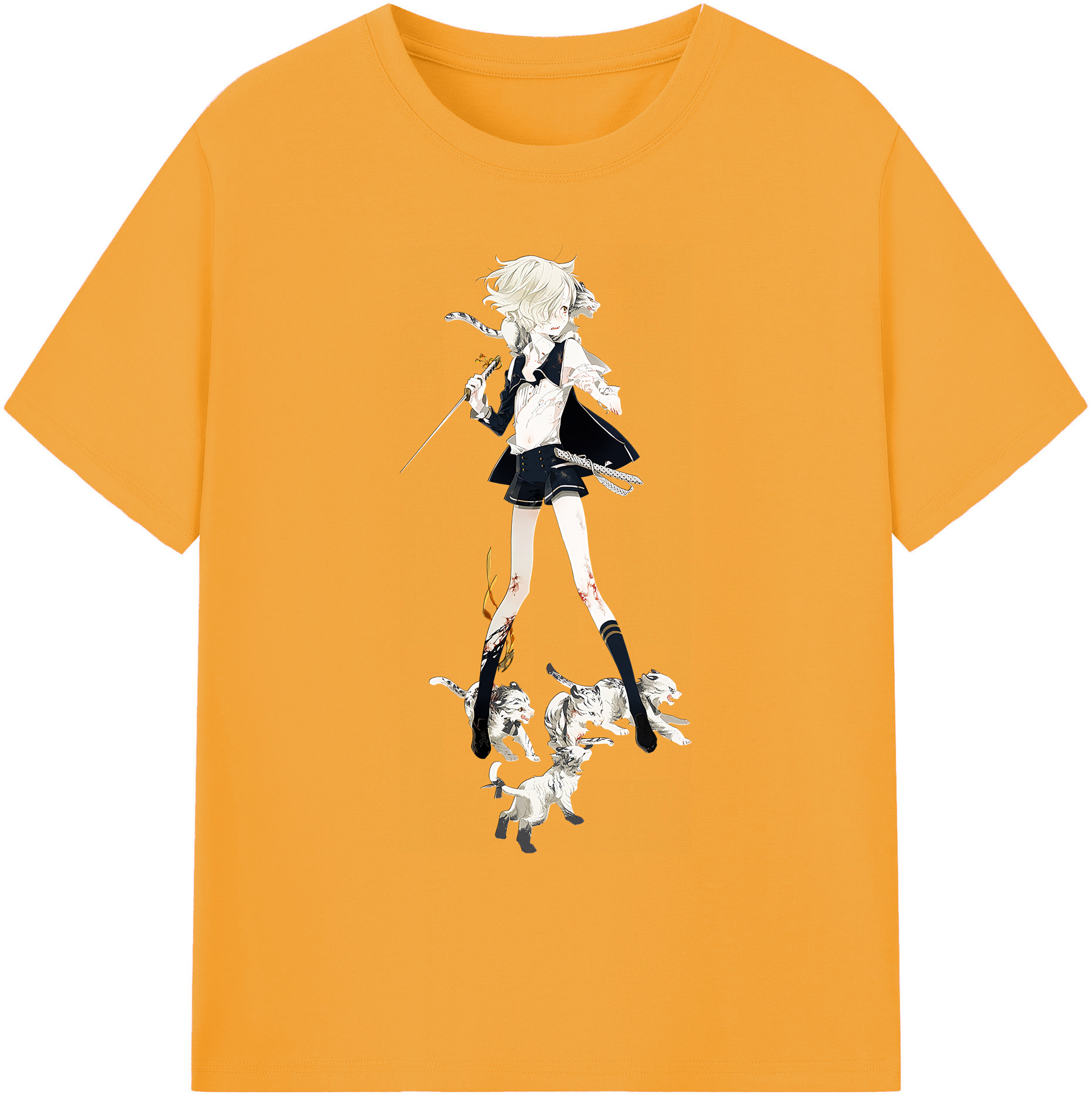 （画像用） 刀剣乱舞 Touken Ranbu 綿100％ メンズ半袖Tシャツ｜肌触りやわらか＆通気性