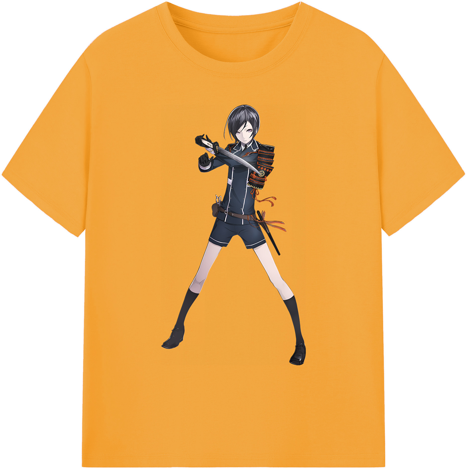 （画像用） 刀剣乱舞 Touken Ranbu 綿100％ メンズ半袖Tシャツ｜肌触りやわらか＆通気性