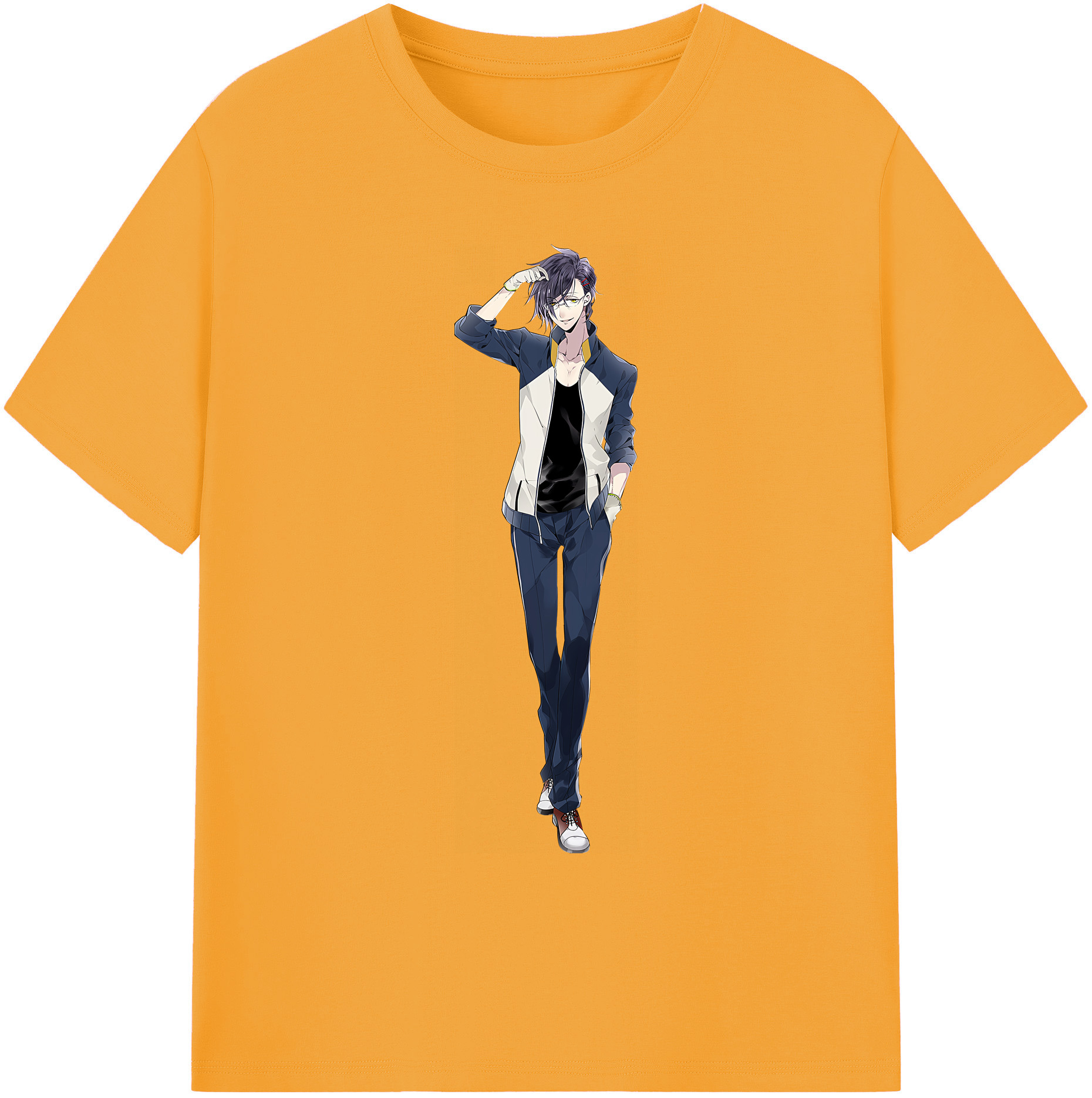 （画像用） 刀剣乱舞 Touken Ranbu 綿100％ メンズ半袖Tシャツ｜肌触りやわらか＆通気性