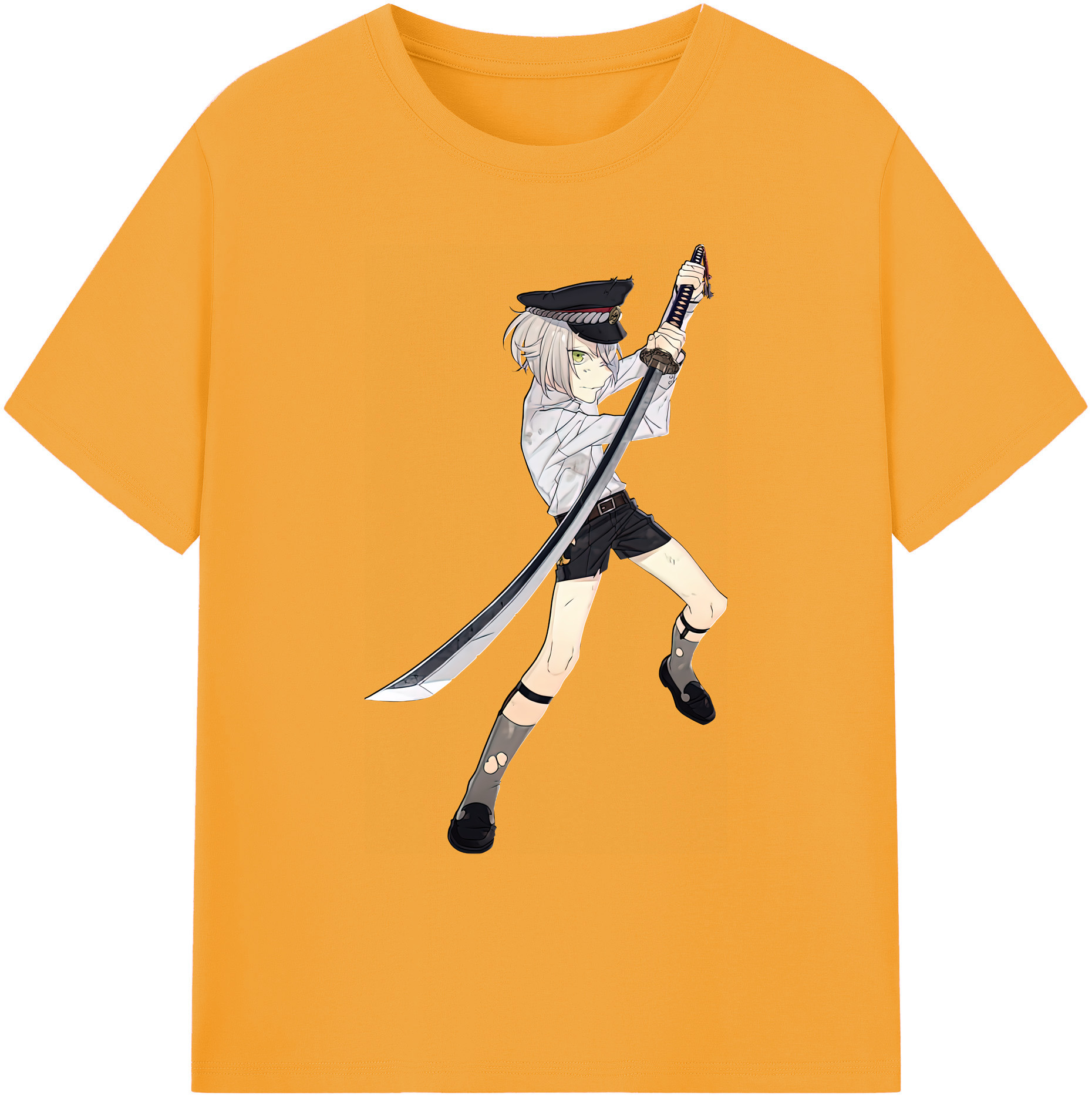（画像用） 刀剣乱舞 Touken Ranbu 綿100％ メンズ半袖Tシャツ｜肌触りやわらか＆通気性