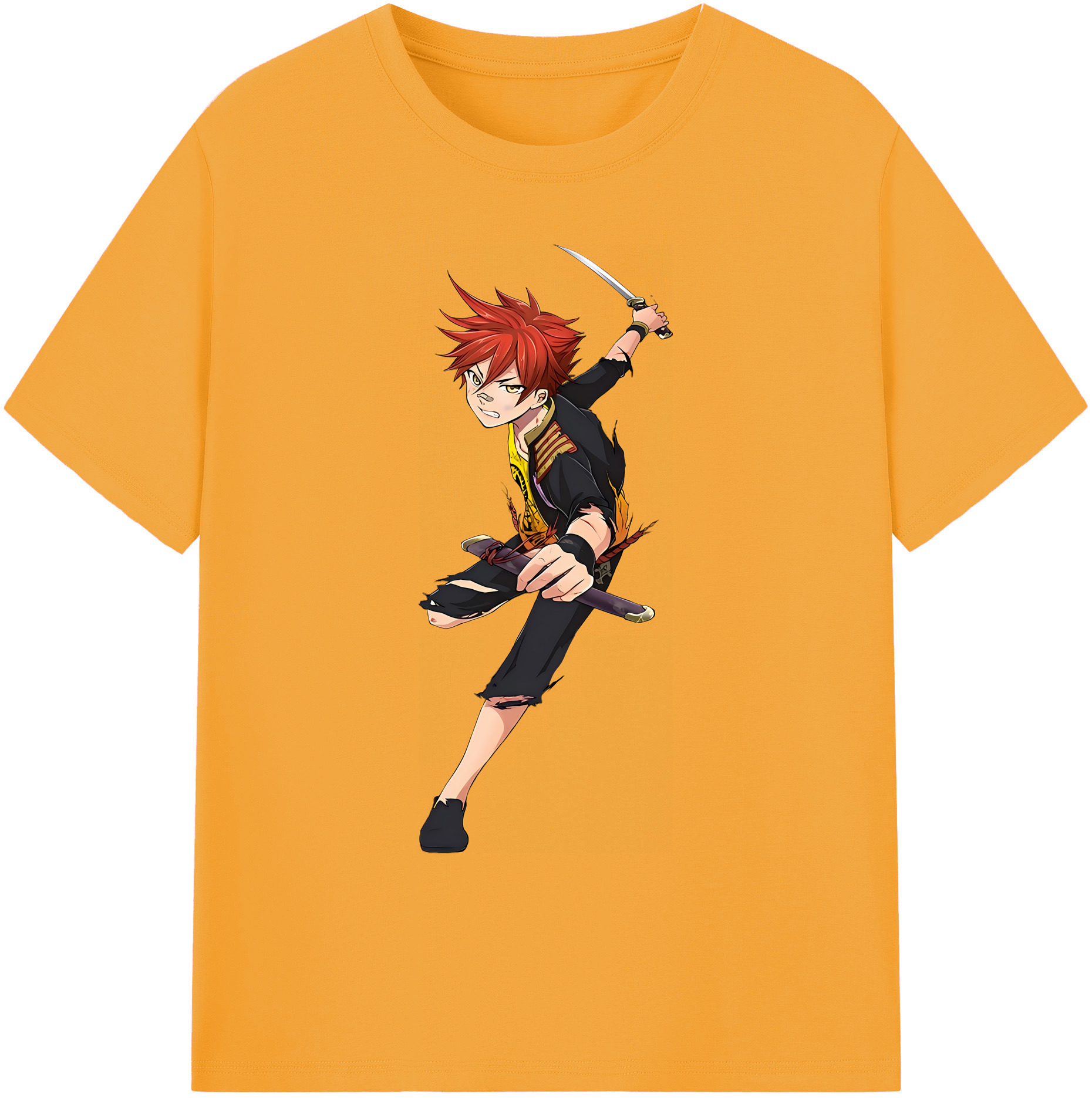 （画像用） 刀剣乱舞 Touken Ranbu 綿100％ メンズ半袖Tシャツ｜肌触りやわらか＆通気性