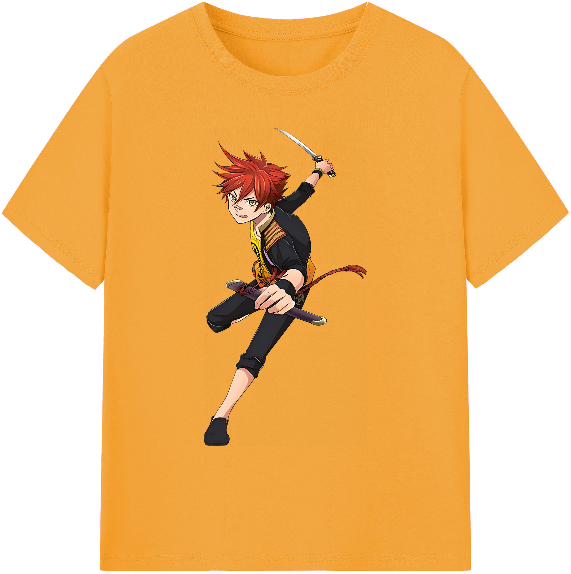 （画像用） 刀剣乱舞 Touken Ranbu 綿100％ メンズ半袖Tシャツ｜肌触りやわらか＆通気性