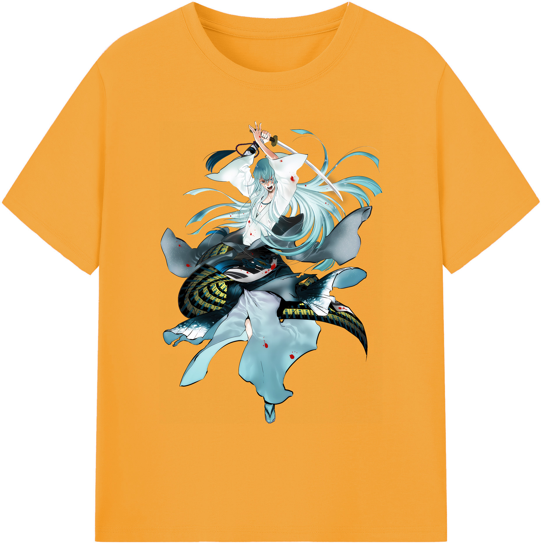 （画像用） 刀剣乱舞 Touken Ranbu 綿100％ メンズ半袖Tシャツ｜肌触りやわらか＆通気性