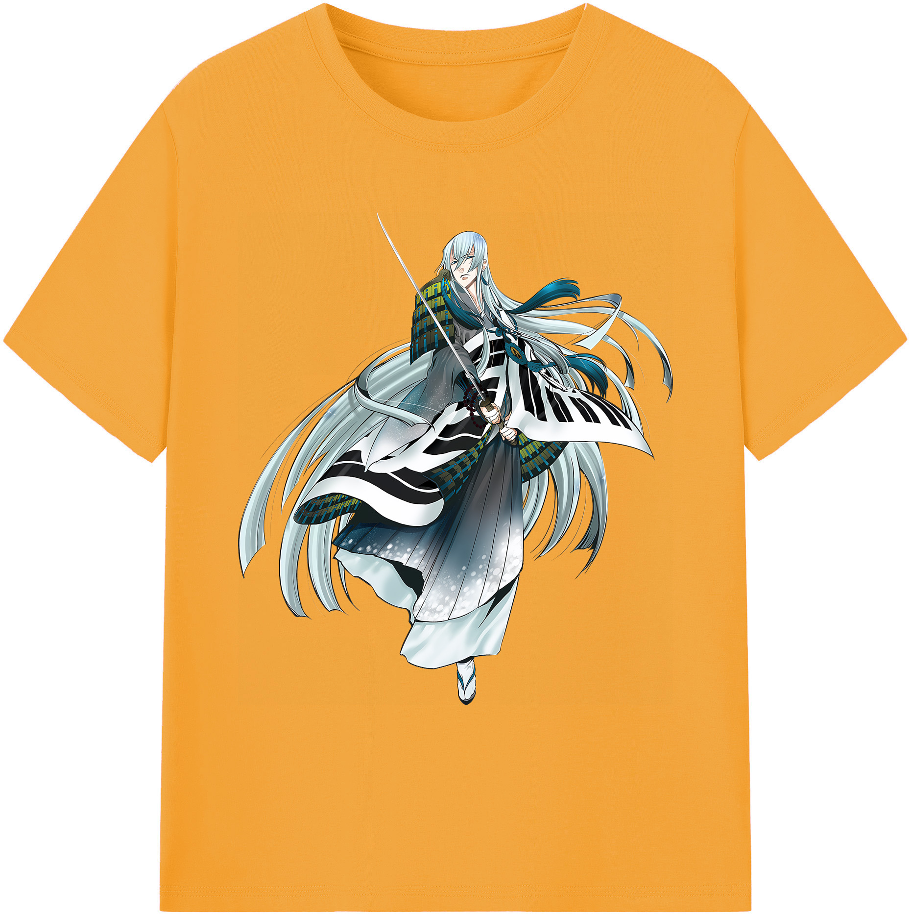 （画像用） 刀剣乱舞 Touken Ranbu 綿100％ メンズ半袖Tシャツ｜肌触りやわらか＆通気性