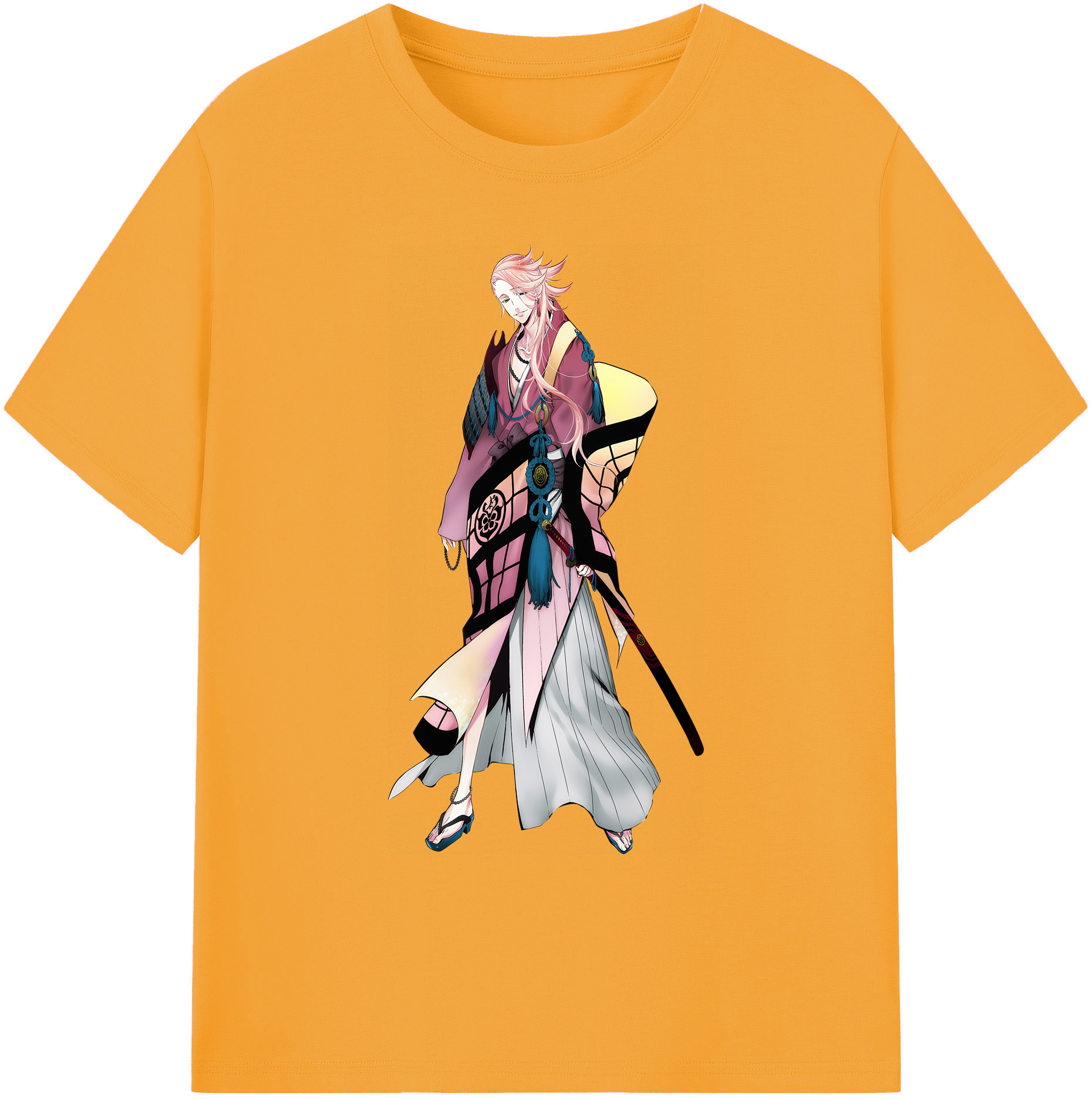 （画像用） 刀剣乱舞 Touken Ranbu 綿100％ メンズ半袖Tシャツ｜肌触りやわらか＆通気性