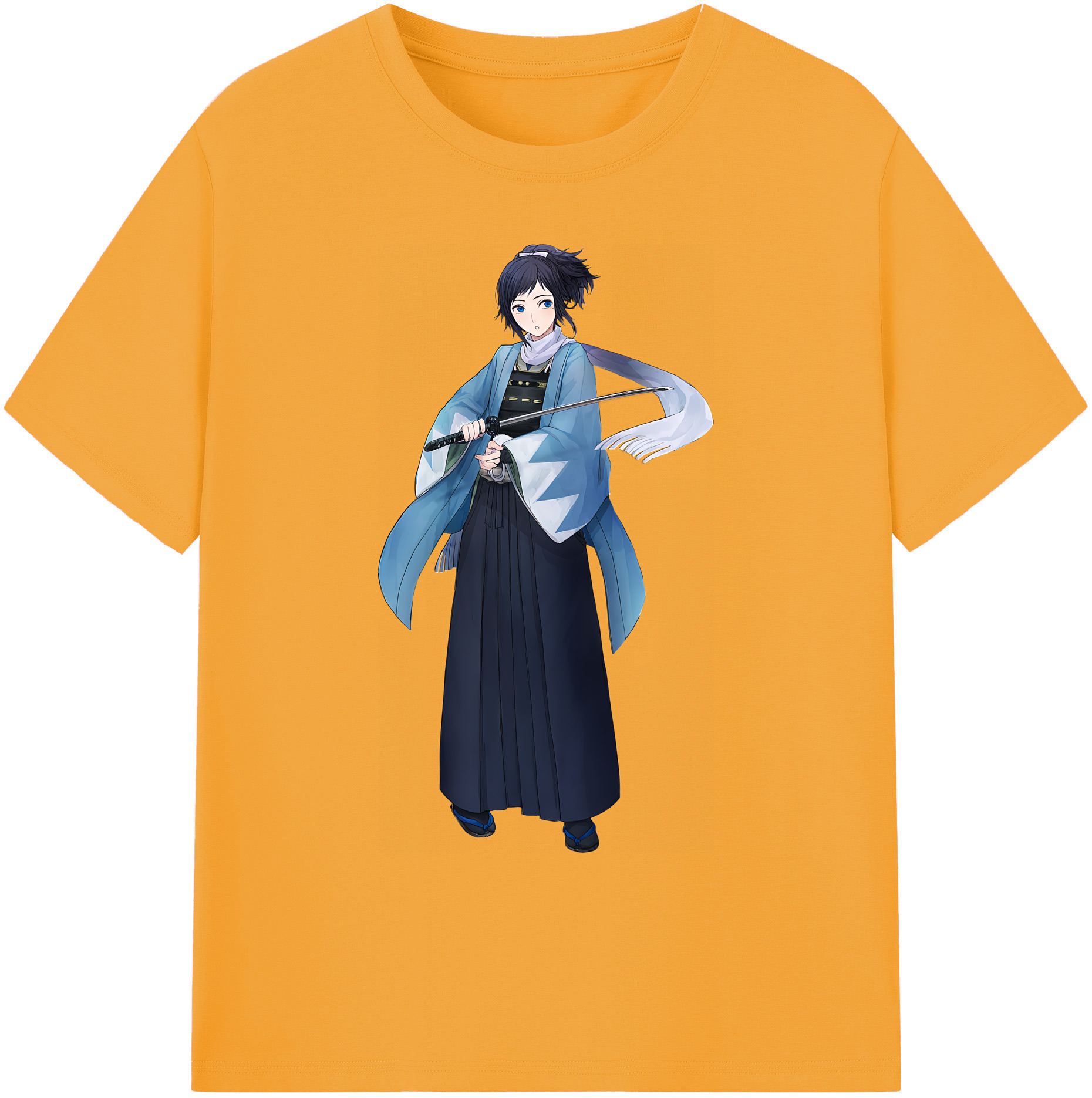 （画像用） 刀剣乱舞 Touken Ranbu 綿100％ メンズ半袖Tシャツ｜肌触りやわらか＆通気性