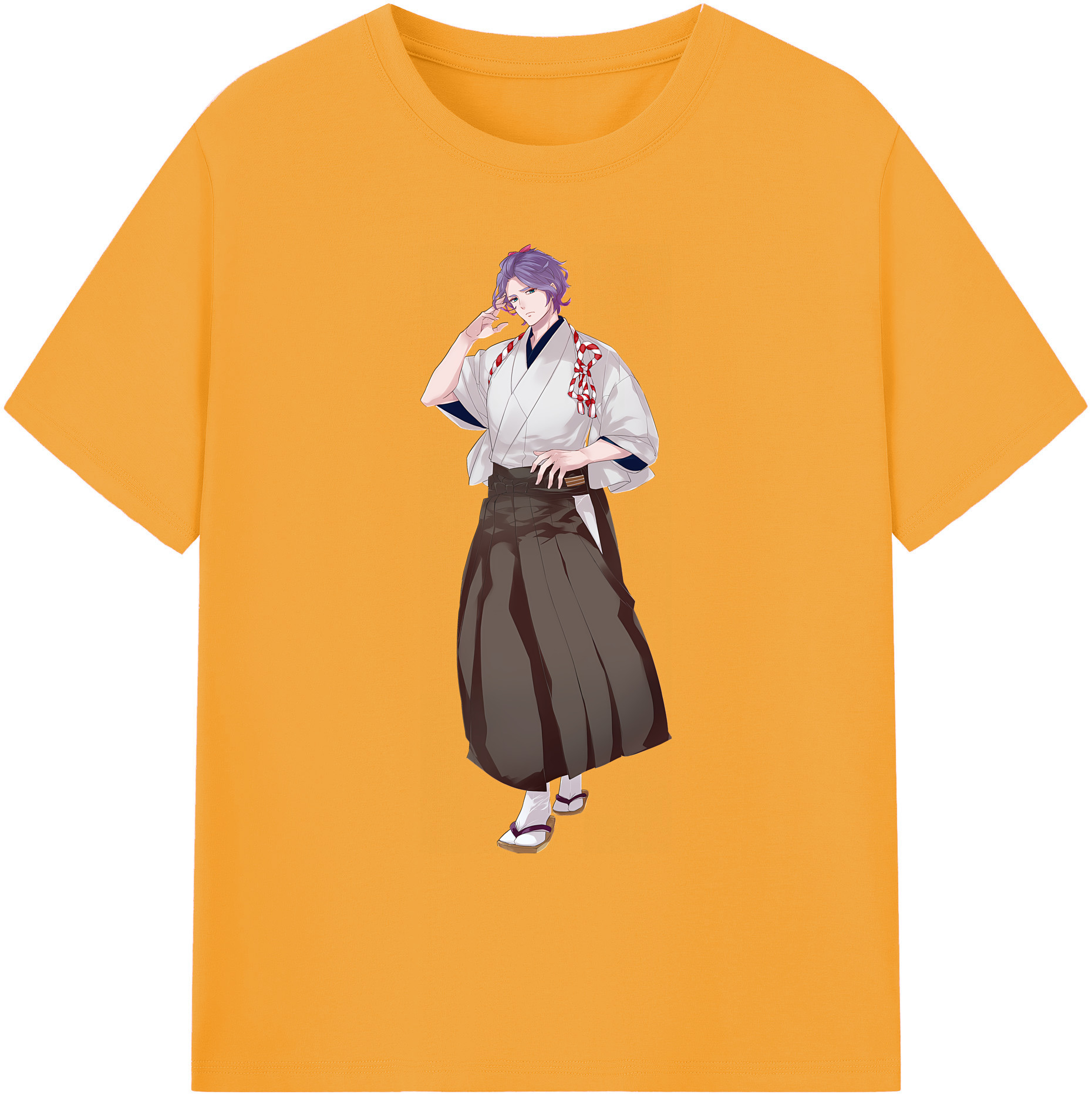 （画像用） 刀剣乱舞 Touken Ranbu 綿100％ メンズ半袖Tシャツ｜肌触りやわらか＆通気性