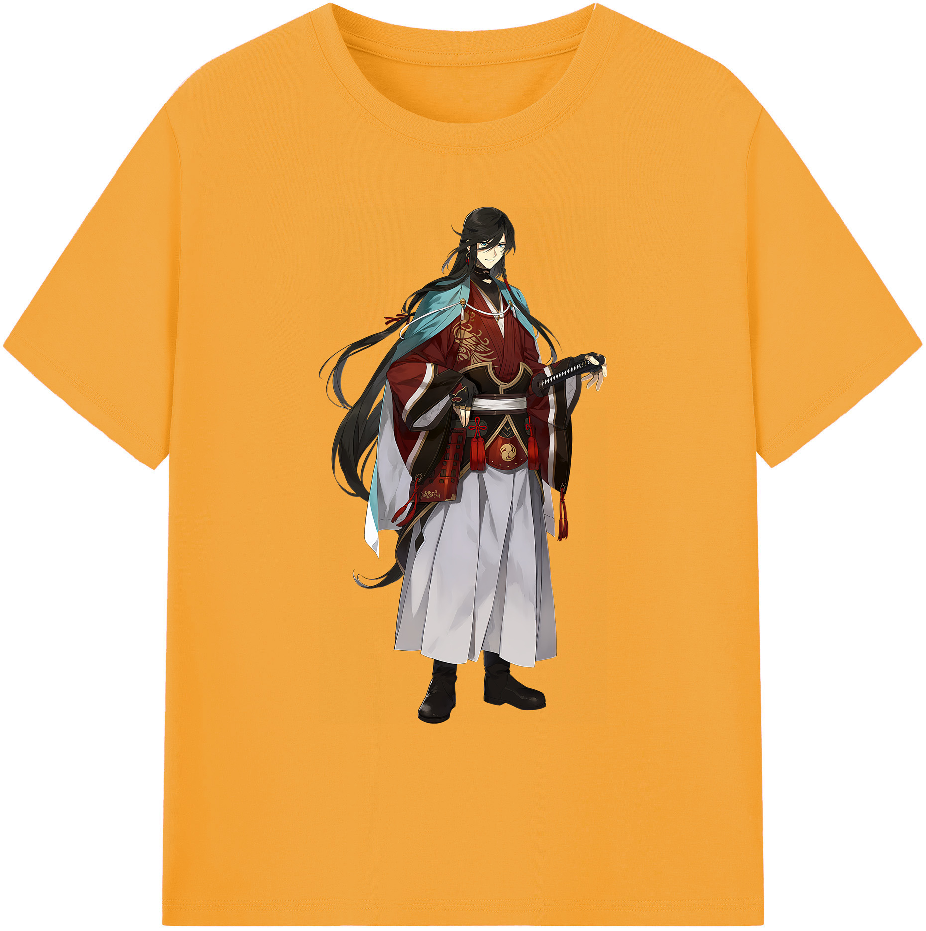 （画像用） 刀剣乱舞 Touken Ranbu 綿100％ メンズ半袖Tシャツ｜肌触りやわらか＆通気性