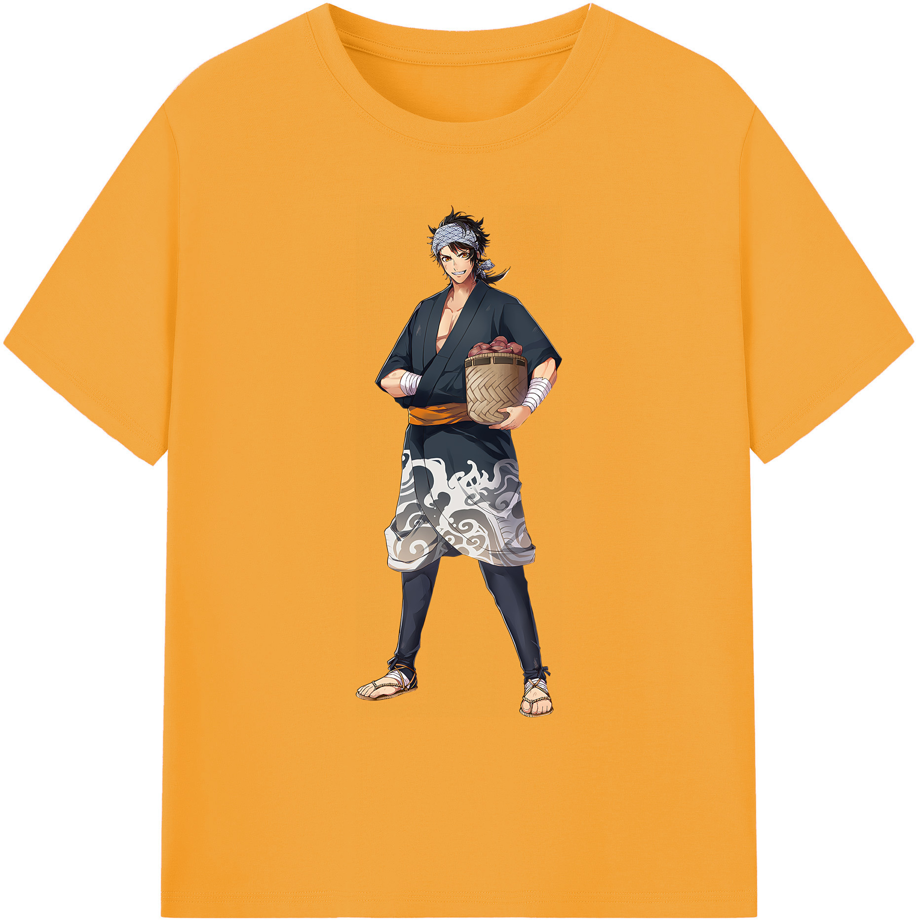 （画像用） 刀剣乱舞 Touken Ranbu 綿100％ メンズ半袖Tシャツ｜肌触りやわらか＆通気性