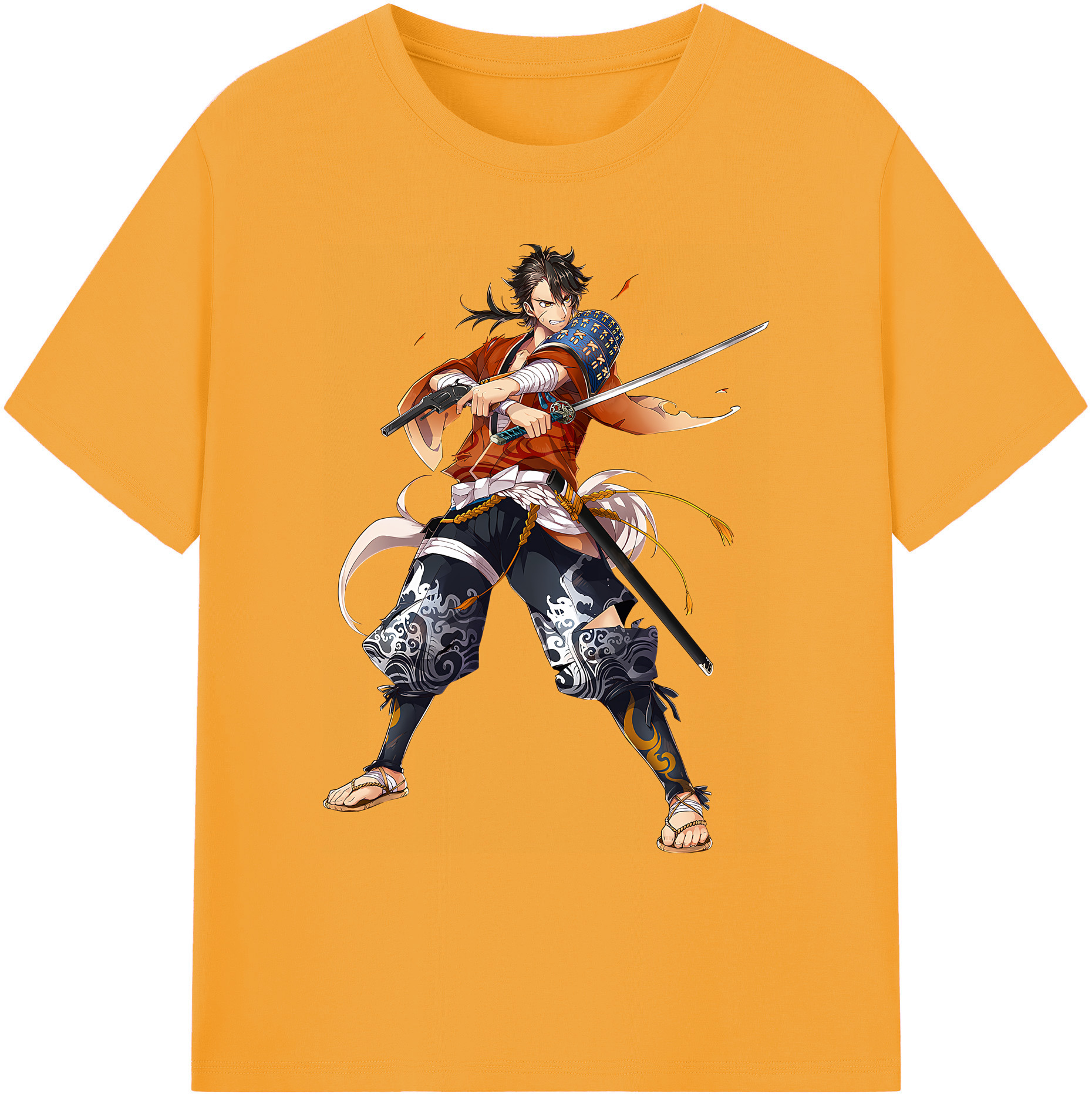 （画像用） 刀剣乱舞 Touken Ranbu 綿100％ メンズ半袖Tシャツ｜肌触りやわらか＆通気性