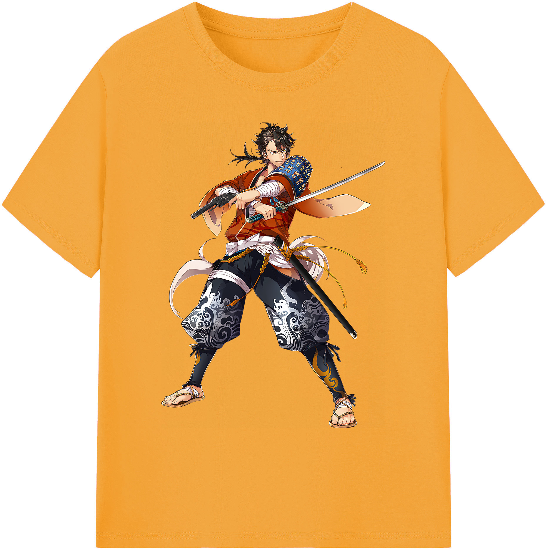 （画像用） 刀剣乱舞 Touken Ranbu 綿100％ メンズ半袖Tシャツ｜肌触りやわらか＆通気性