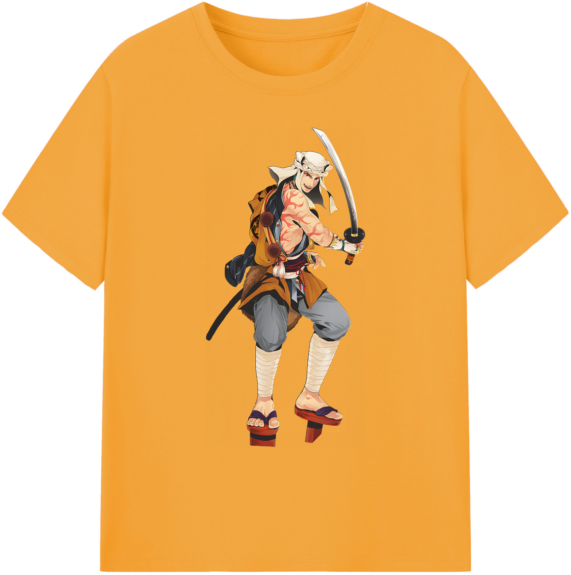 （画像用） 刀剣乱舞 Touken Ranbu 綿100％ メンズ半袖Tシャツ｜肌触りやわらか＆通気性
