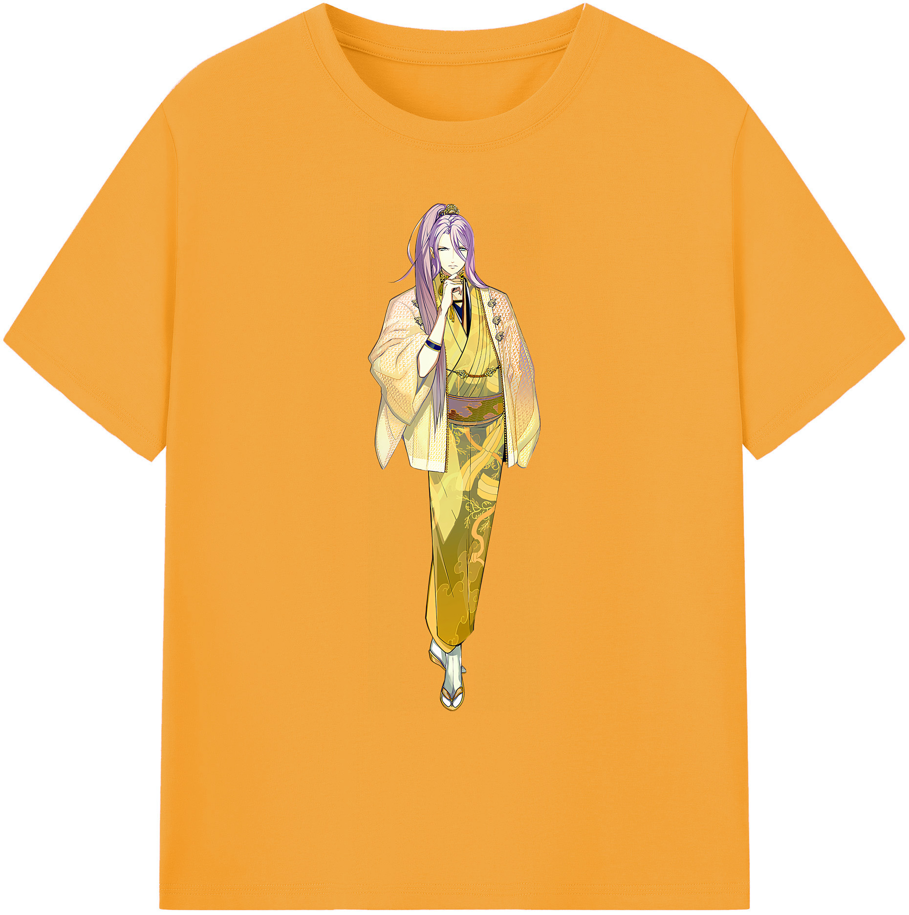 （画像用） 刀剣乱舞 Touken Ranbu 綿100％ メンズ半袖Tシャツ｜肌触りやわらか＆通気性