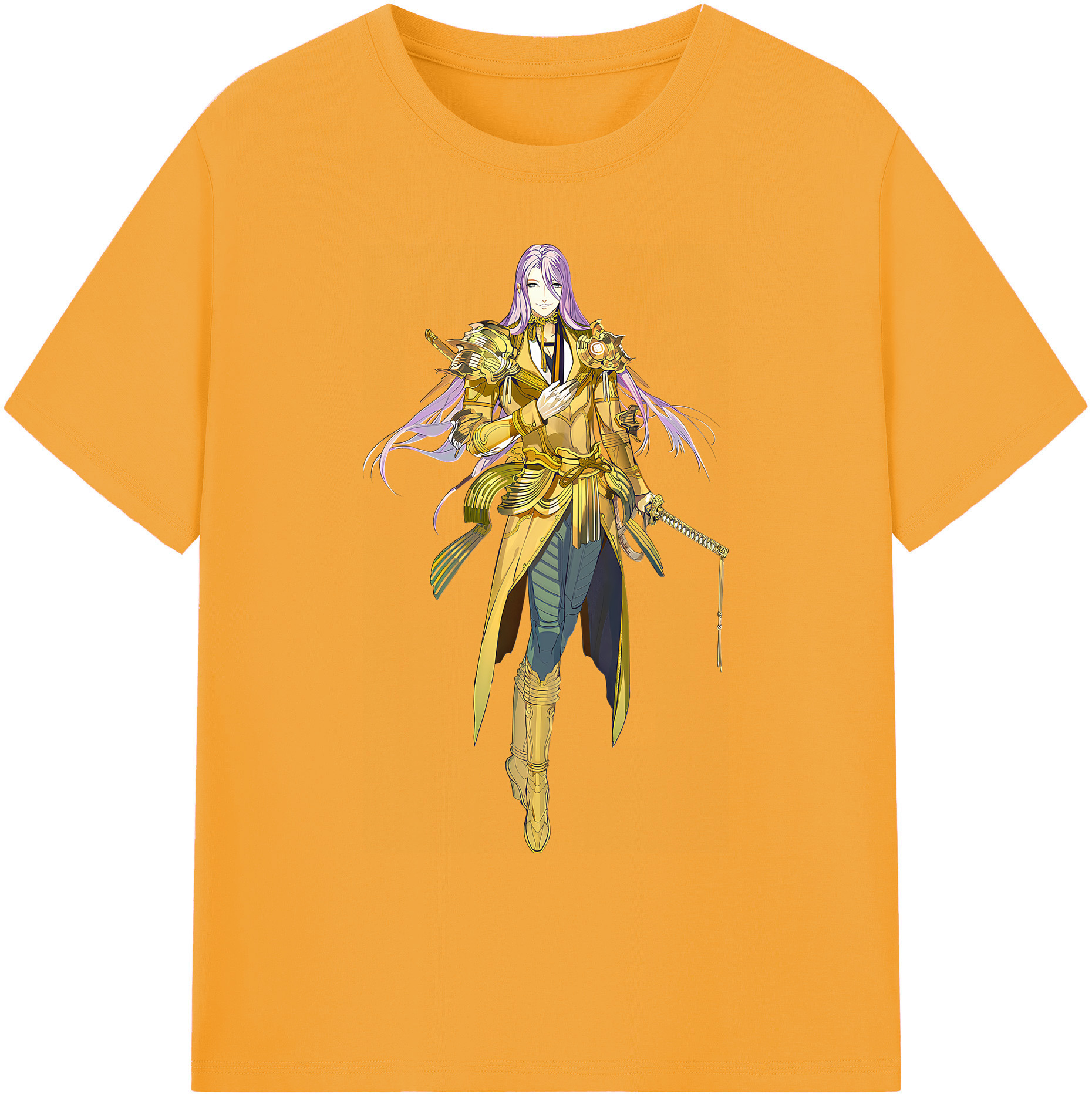 （画像用） 刀剣乱舞 Touken Ranbu 綿100％ メンズ半袖Tシャツ｜肌触りやわらか＆通気性