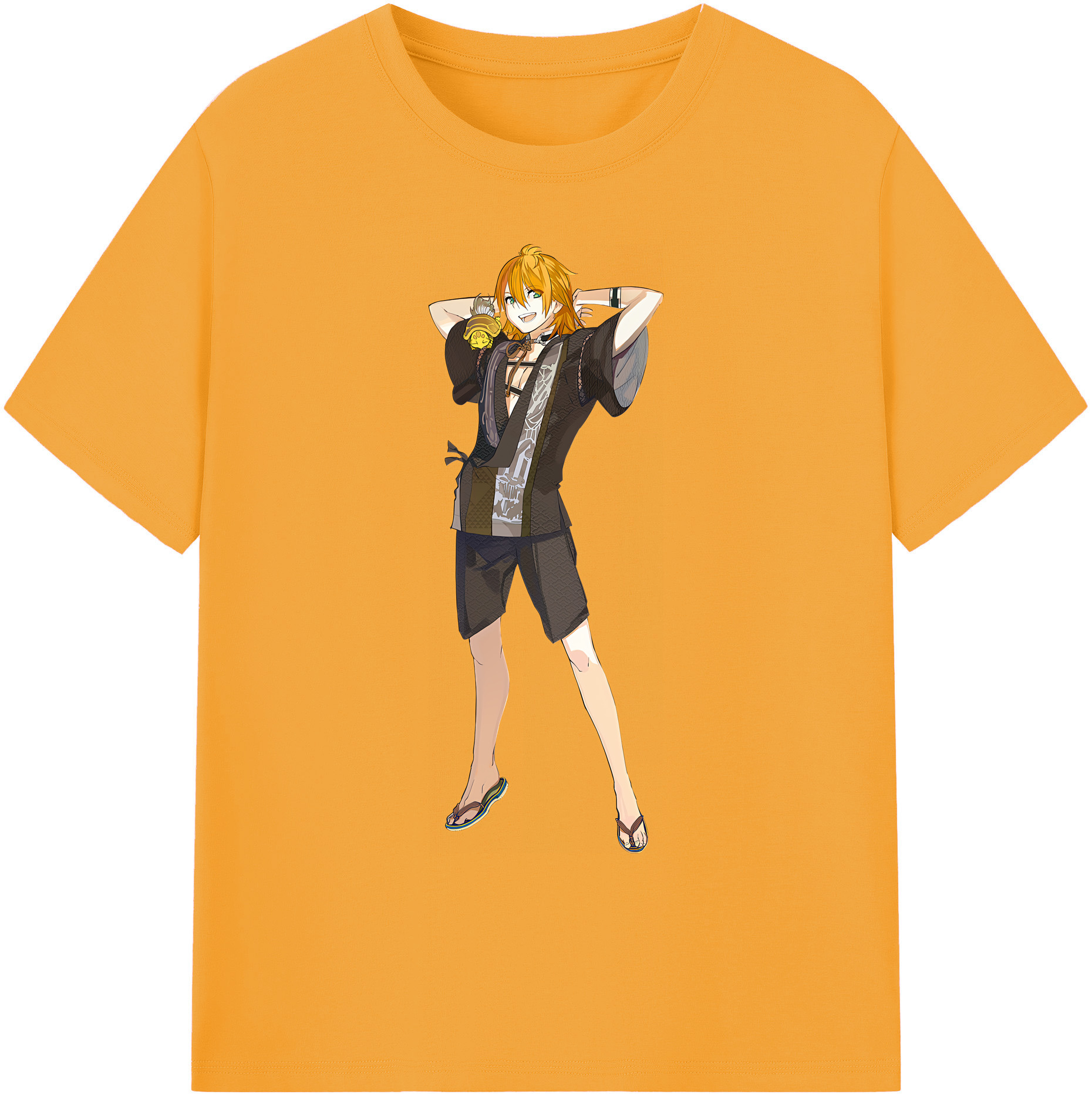 （画像用） 刀剣乱舞 Touken Ranbu 綿100％ メンズ半袖Tシャツ｜肌触りやわらか＆通気性