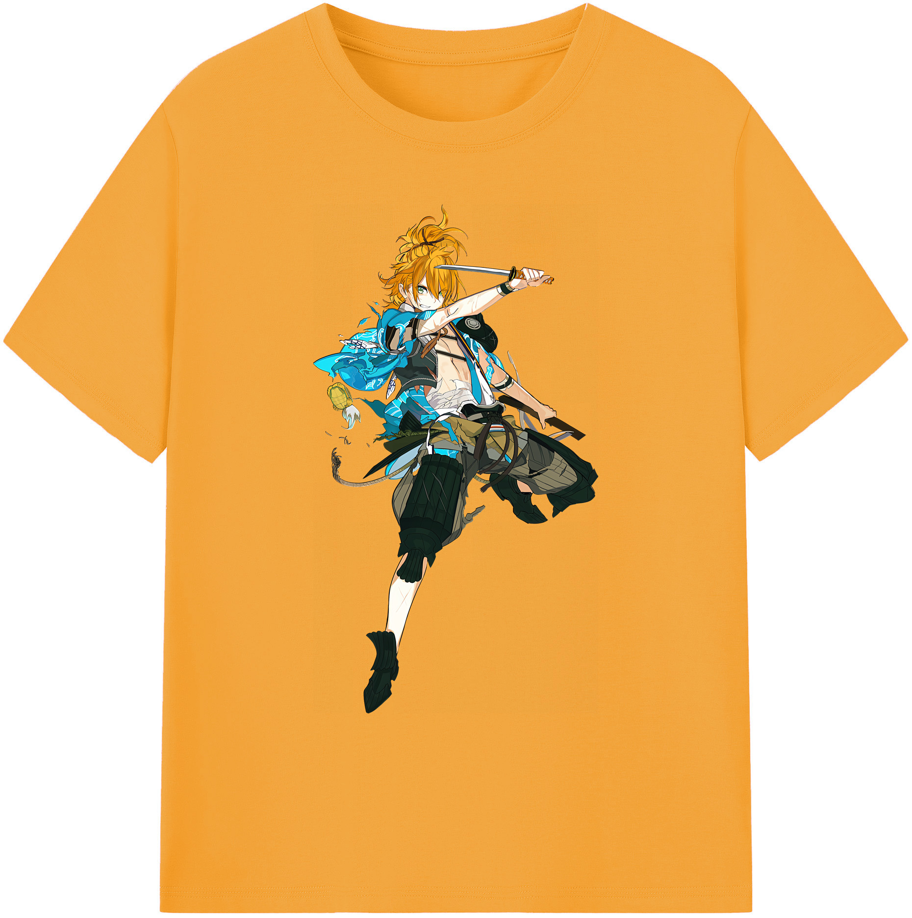 （画像用） 刀剣乱舞 Touken Ranbu 綿100％ メンズ半袖Tシャツ｜肌触りやわらか＆通気性