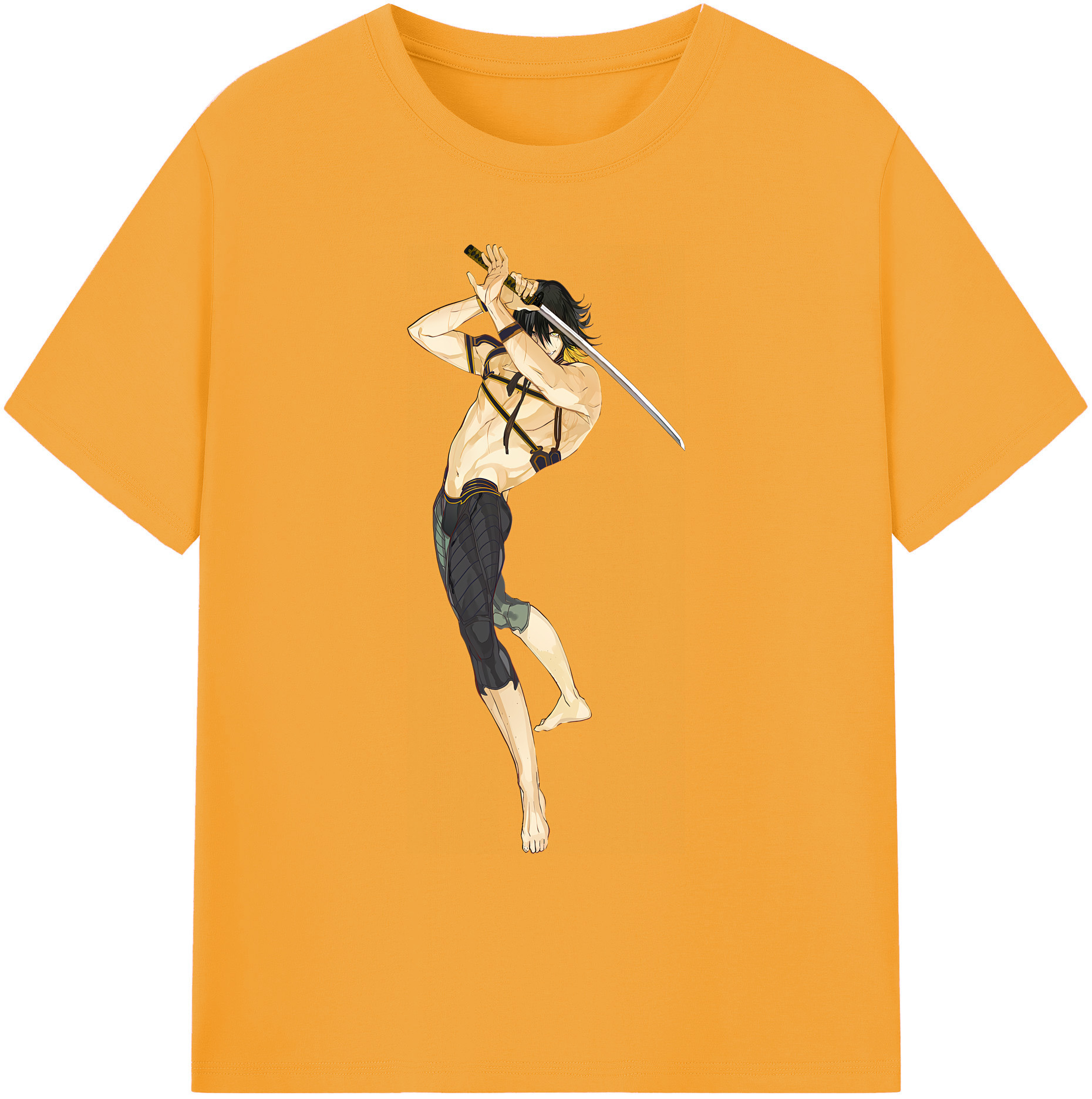 （画像用） 刀剣乱舞 Touken Ranbu 綿100％ メンズ半袖Tシャツ｜肌触りやわらか＆通気性