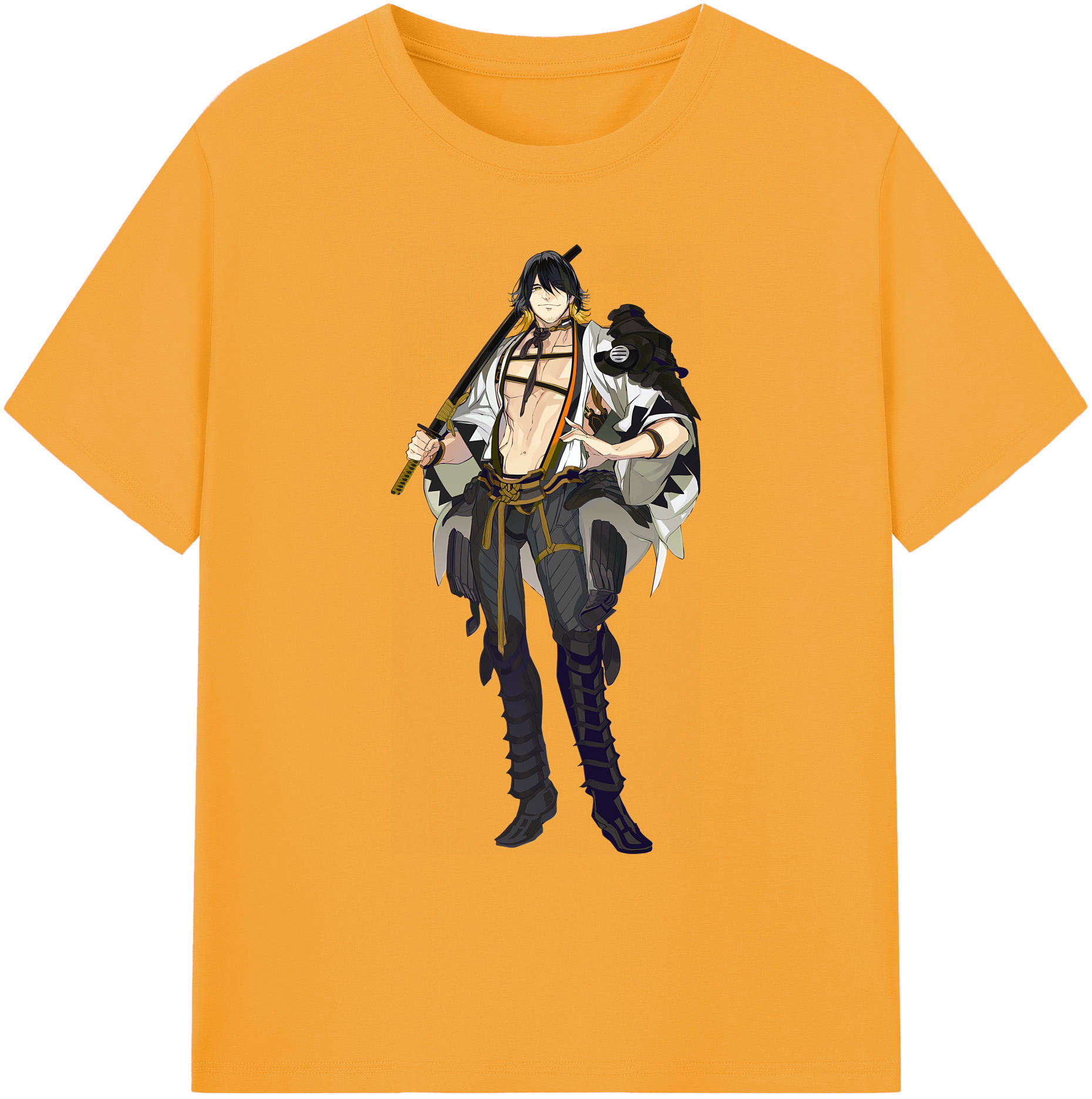 （画像用） 刀剣乱舞 Touken Ranbu 綿100％ メンズ半袖Tシャツ｜肌触りやわらか＆通気性