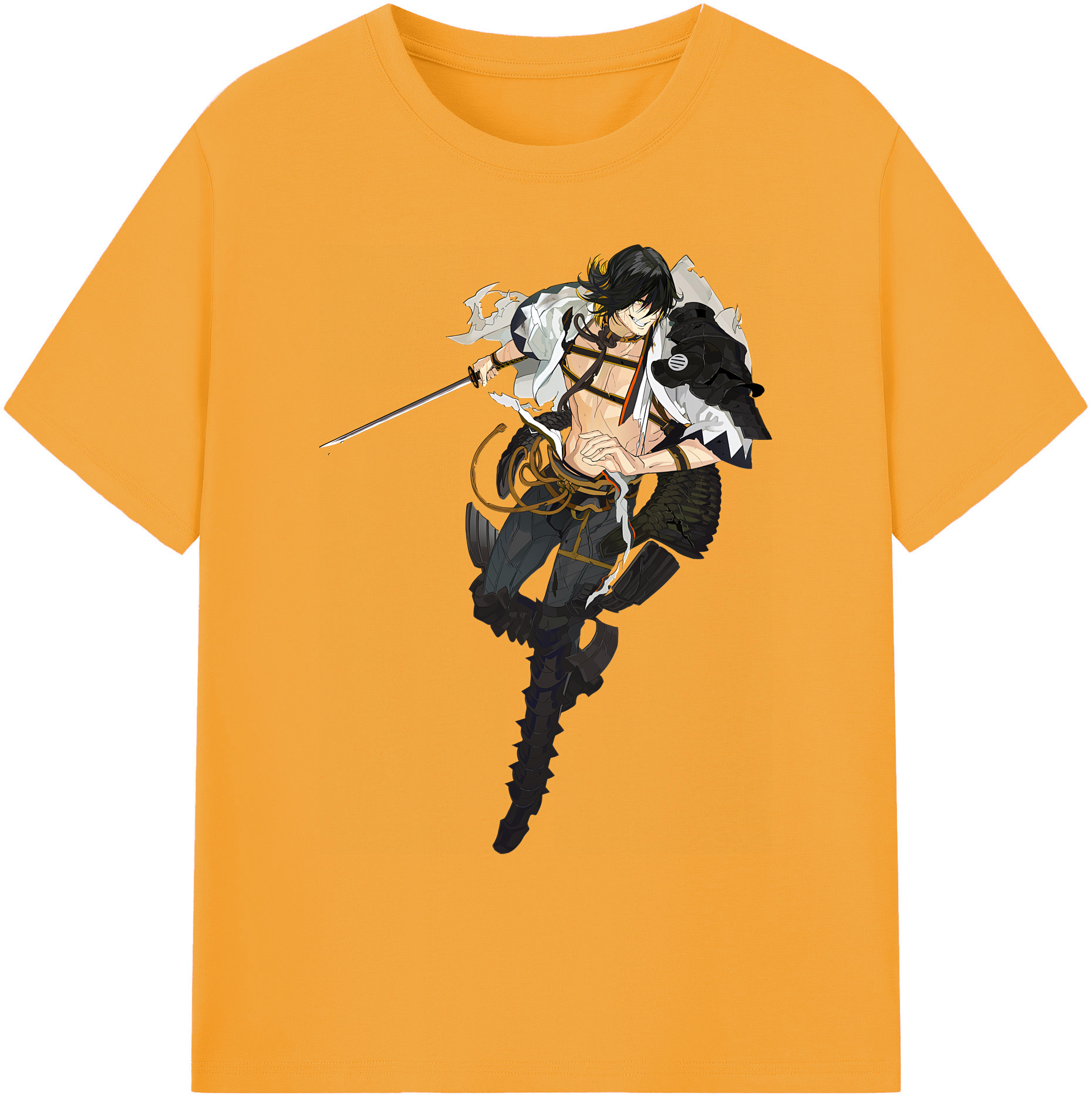（画像用） 刀剣乱舞 Touken Ranbu 綿100％ メンズ半袖Tシャツ｜肌触りやわらか＆通気性