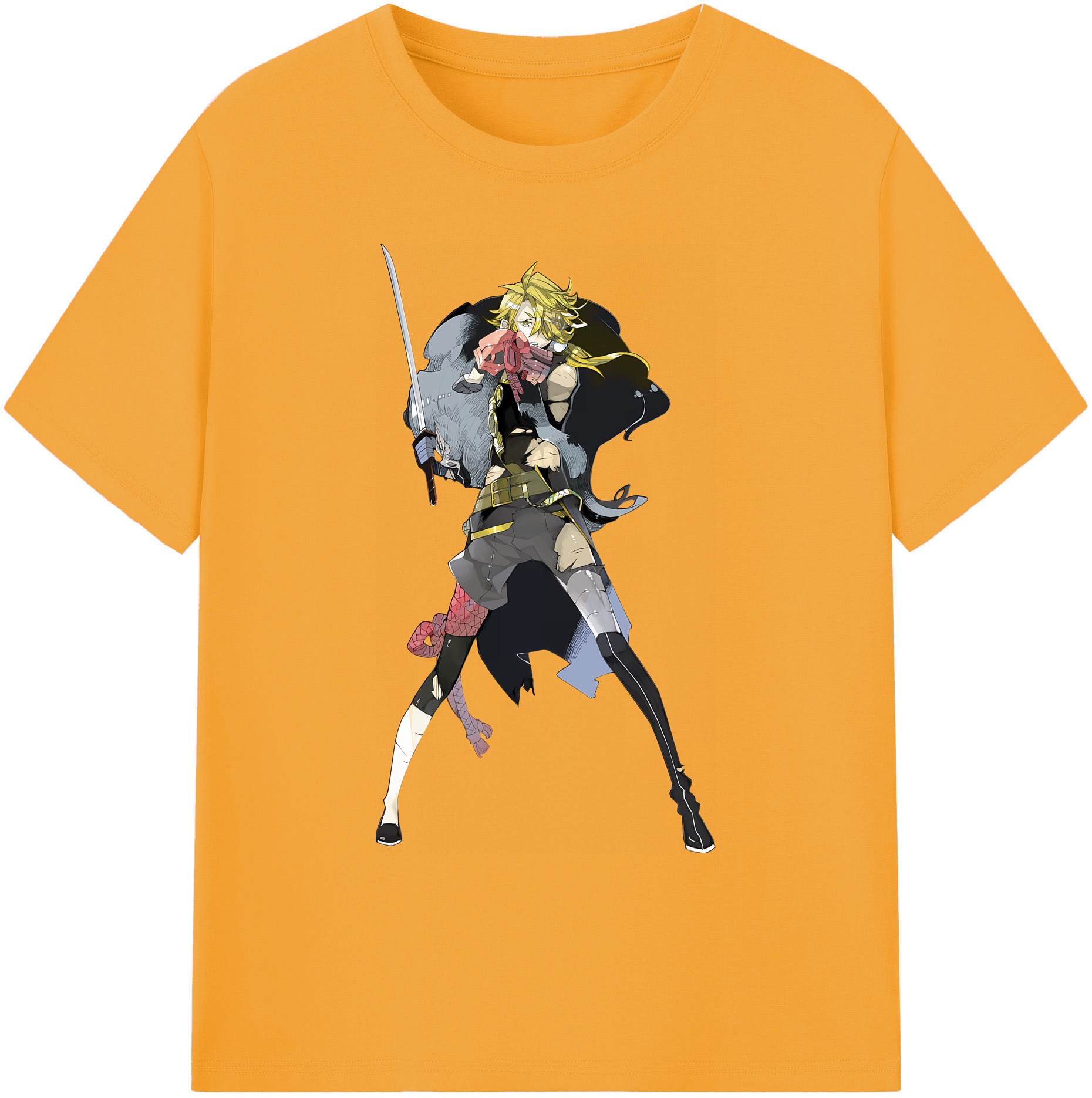 （画像用） 刀剣乱舞 Touken Ranbu 綿100％ メンズ半袖Tシャツ｜肌触りやわらか＆通気性