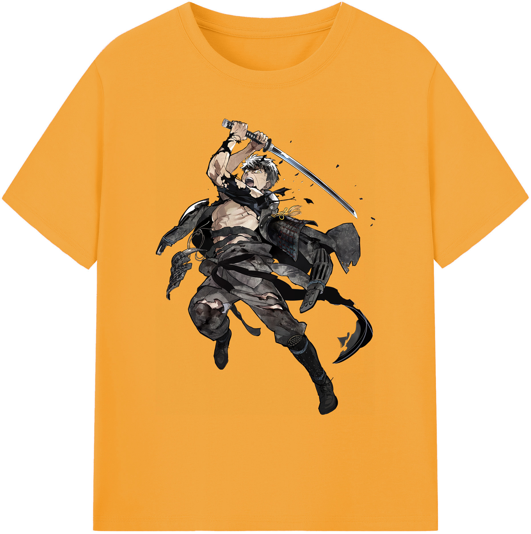 （画像用） 刀剣乱舞 Touken Ranbu 綿100％ メンズ半袖Tシャツ｜肌触りやわらか＆通気性
