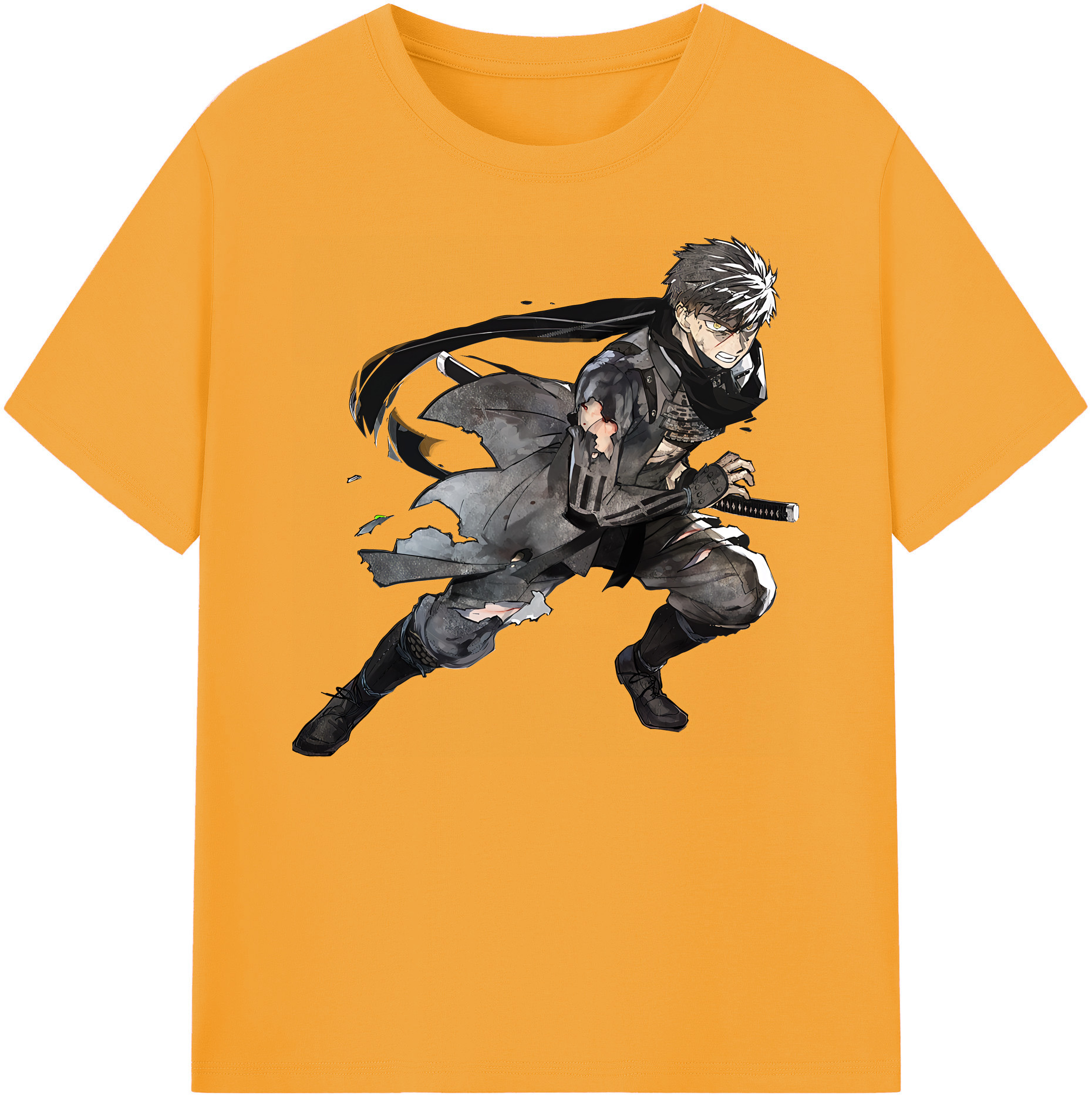 （画像用） 刀剣乱舞 Touken Ranbu 綿100％ メンズ半袖Tシャツ｜肌触りやわらか＆通気性