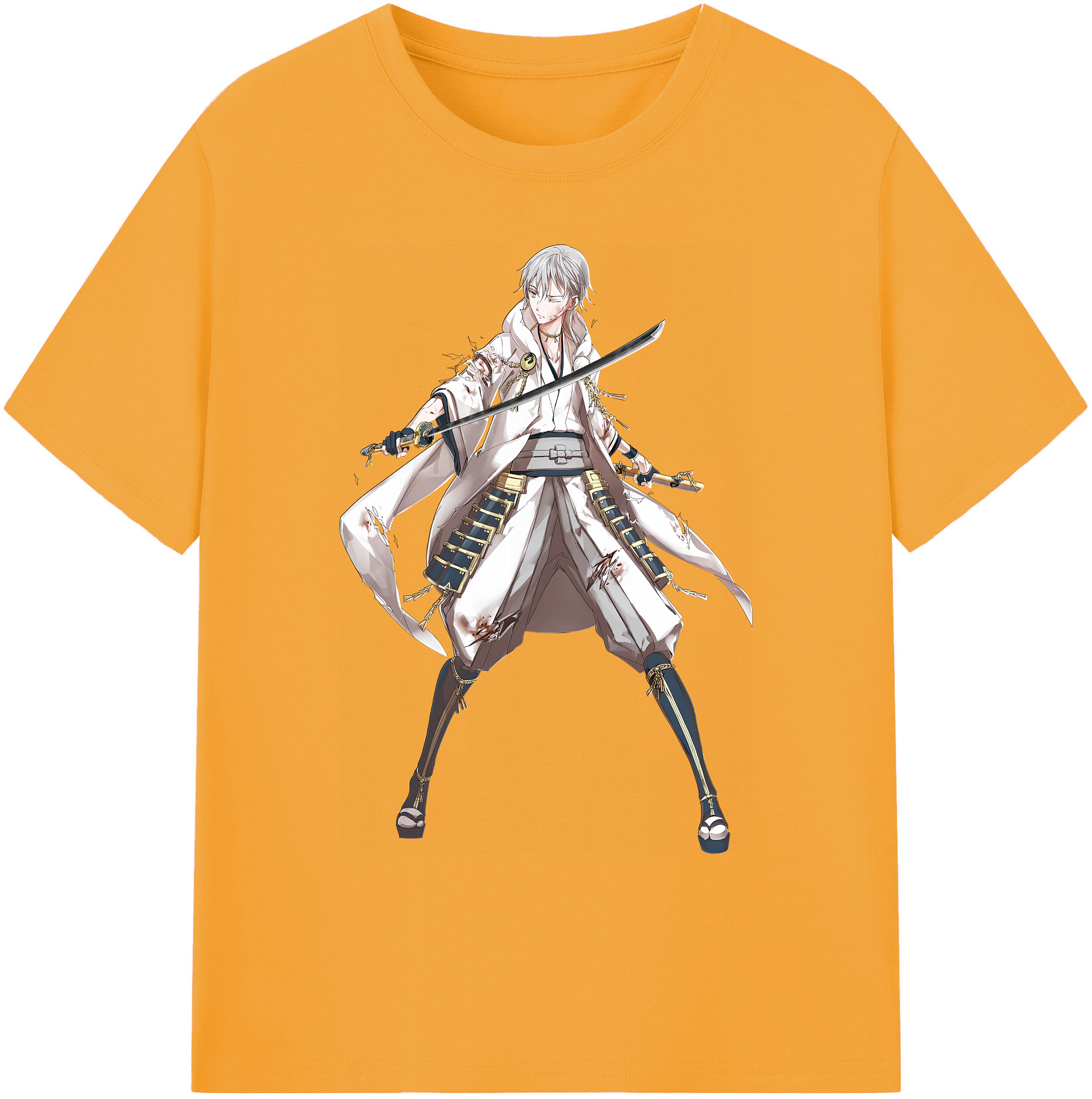 （画像用） 刀剣乱舞 Touken Ranbu 綿100％ メンズ半袖Tシャツ｜肌触りやわらか＆通気性