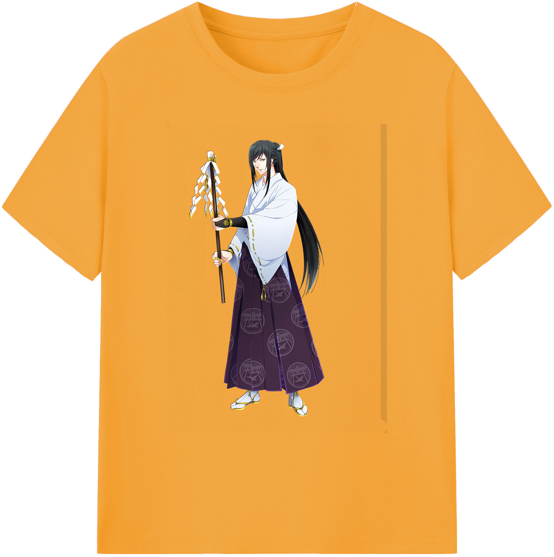 （画像用） 刀剣乱舞 Touken Ranbu 綿100％ メンズ半袖Tシャツ｜肌触りやわらか＆通気性
