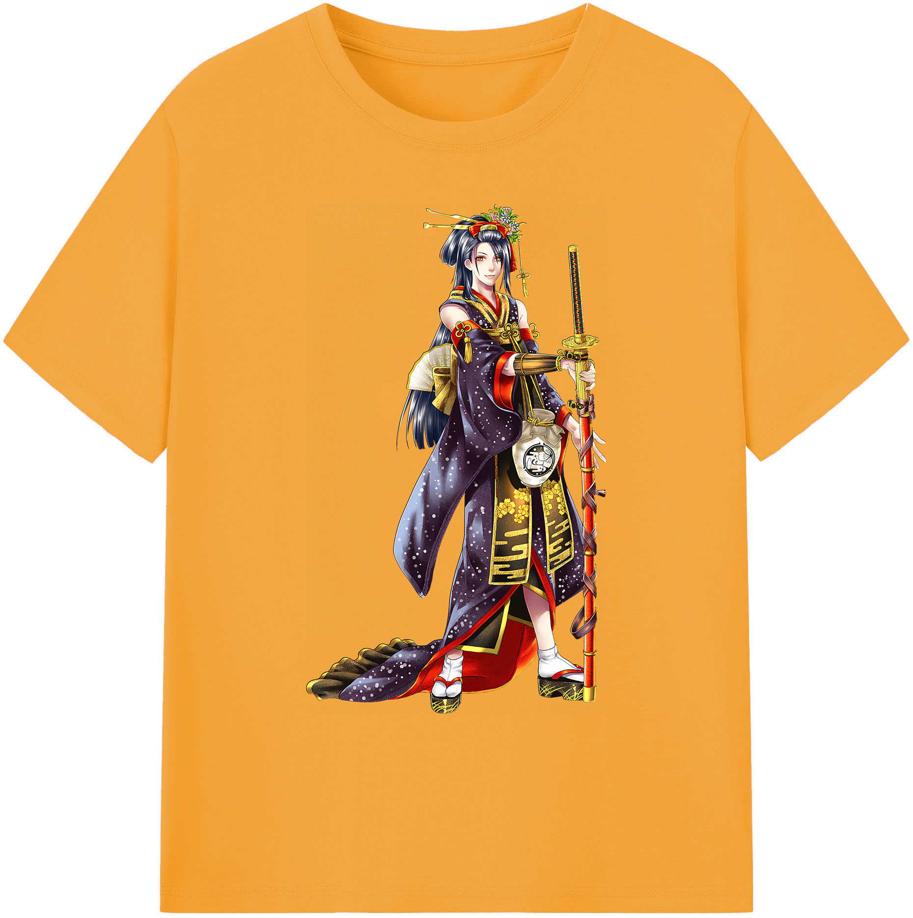 （画像用） 刀剣乱舞 Touken Ranbu 綿100％ メンズ半袖Tシャツ｜肌触りやわらか＆通気性