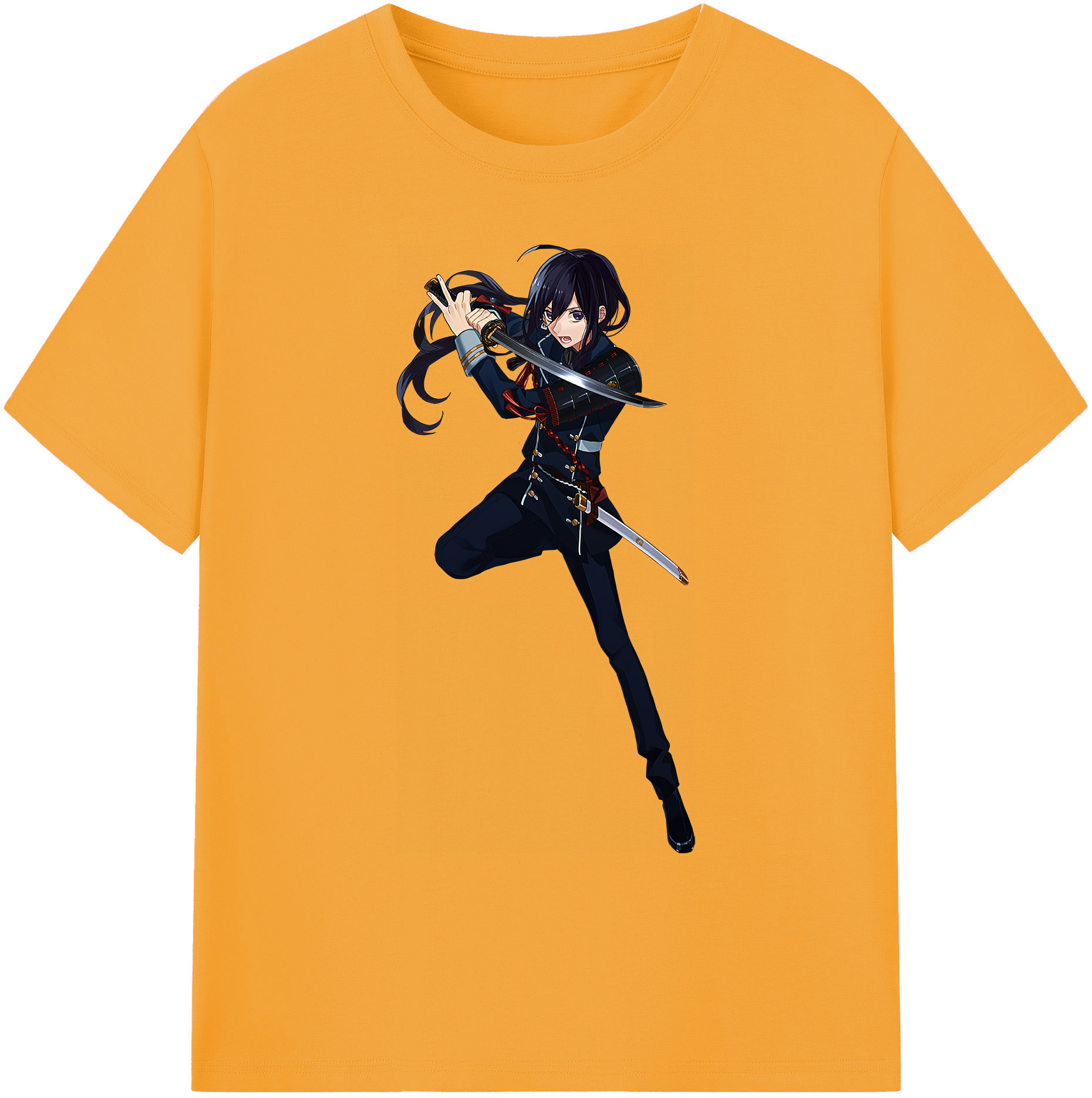 （画像用） 刀剣乱舞 Touken Ranbu 綿100％ メンズ半袖Tシャツ｜肌触りやわらか＆通気性