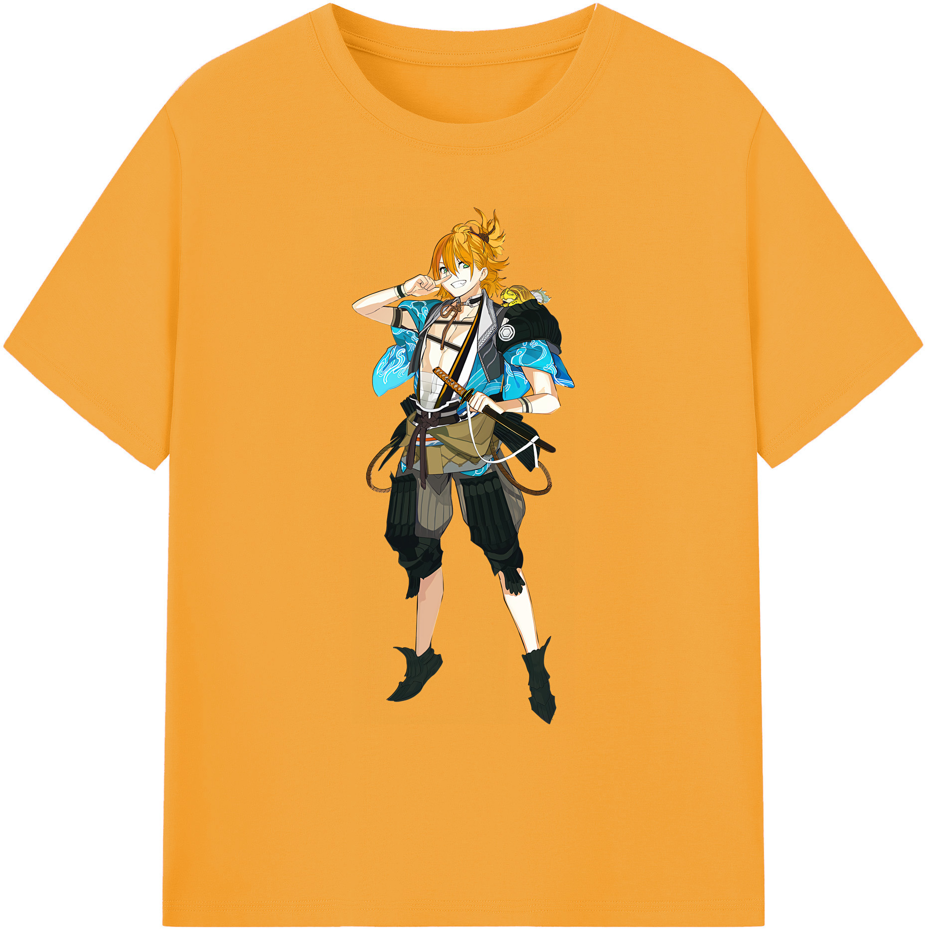 （画像用） 刀剣乱舞 Touken Ranbu 綿100％ メンズ半袖Tシャツ｜肌触りやわらか＆通気性