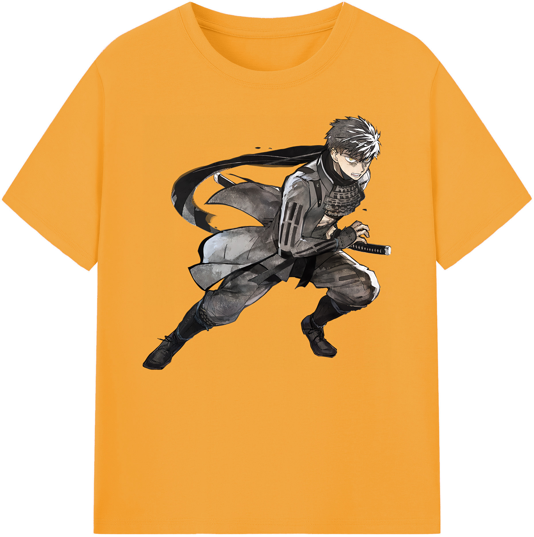 （画像用） 刀剣乱舞 Touken Ranbu 綿100％ メンズ半袖Tシャツ｜肌触りやわらか＆通気性