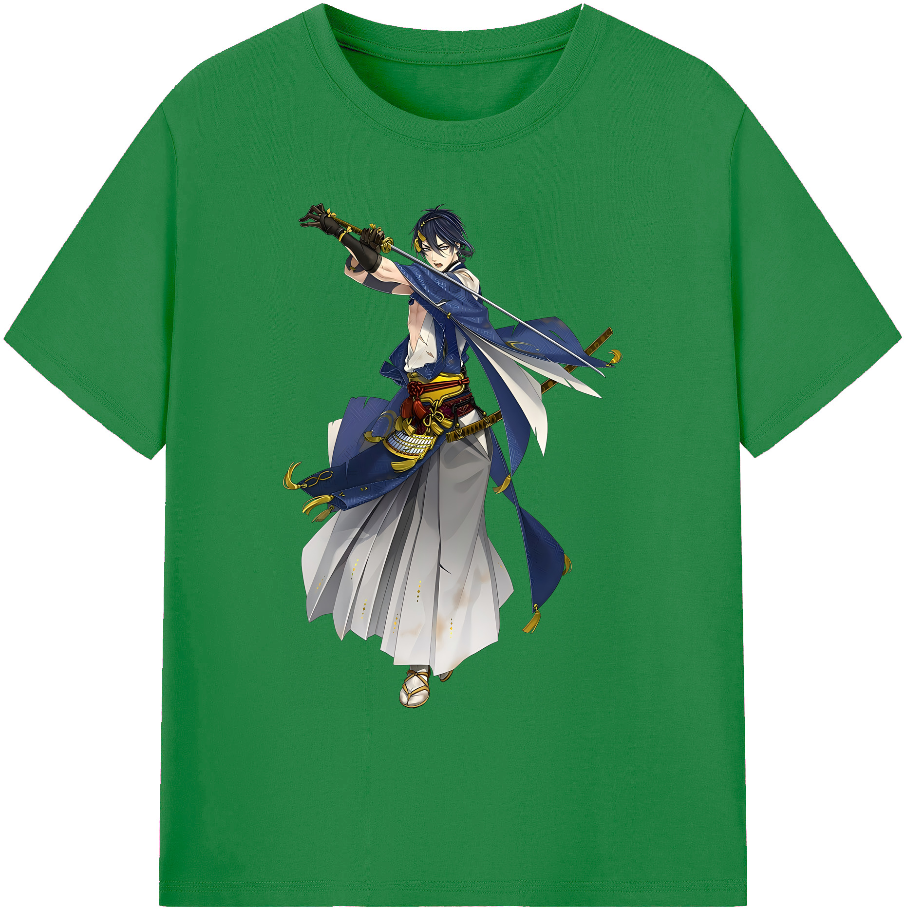 （画像用） 刀剣乱舞 Touken Ranbu 綿100％ メンズ半袖Tシャツ｜肌触りやわらか＆通気性