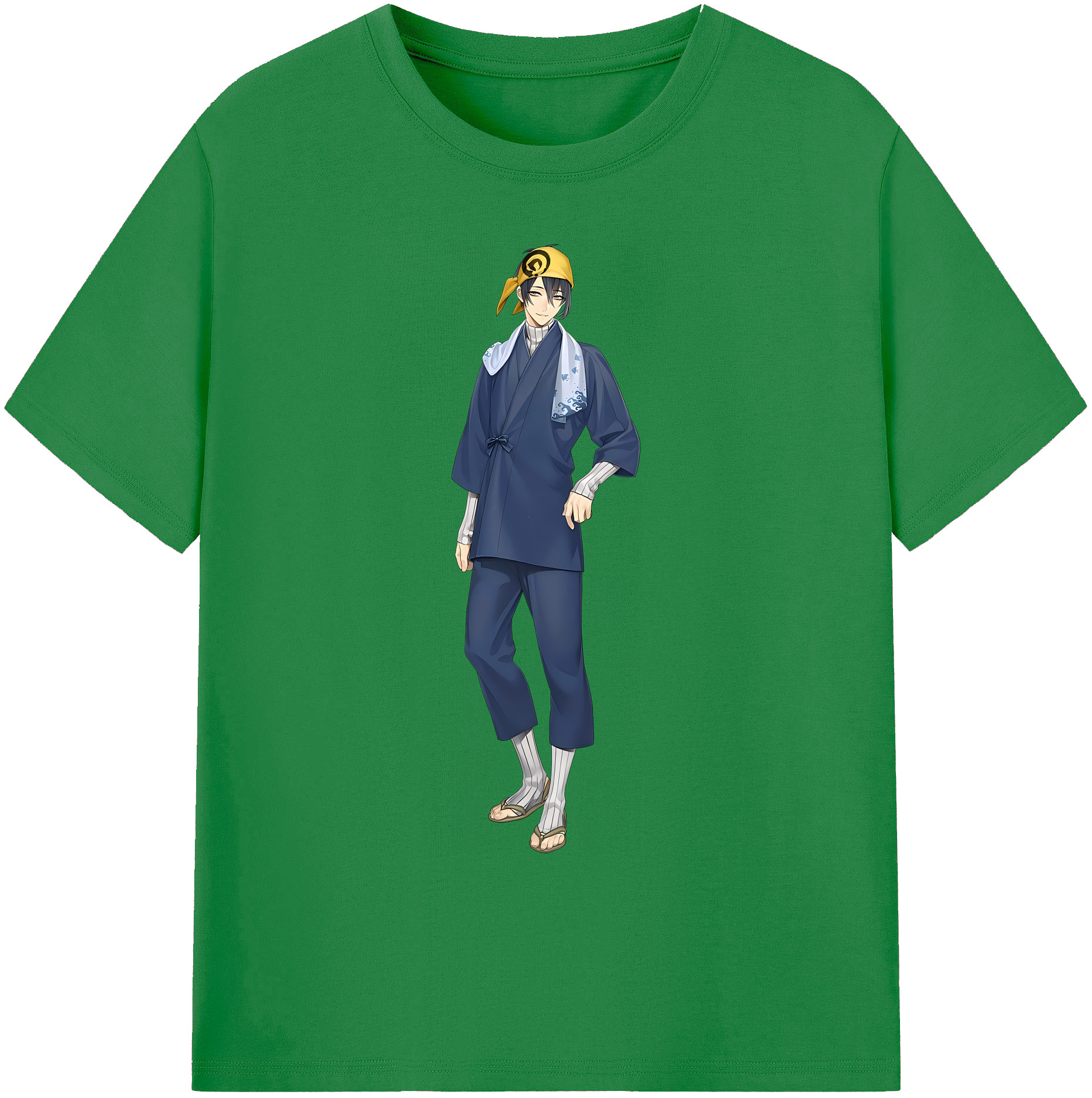 （画像用） 刀剣乱舞 Touken Ranbu 綿100％ メンズ半袖Tシャツ｜肌触りやわらか＆通気性