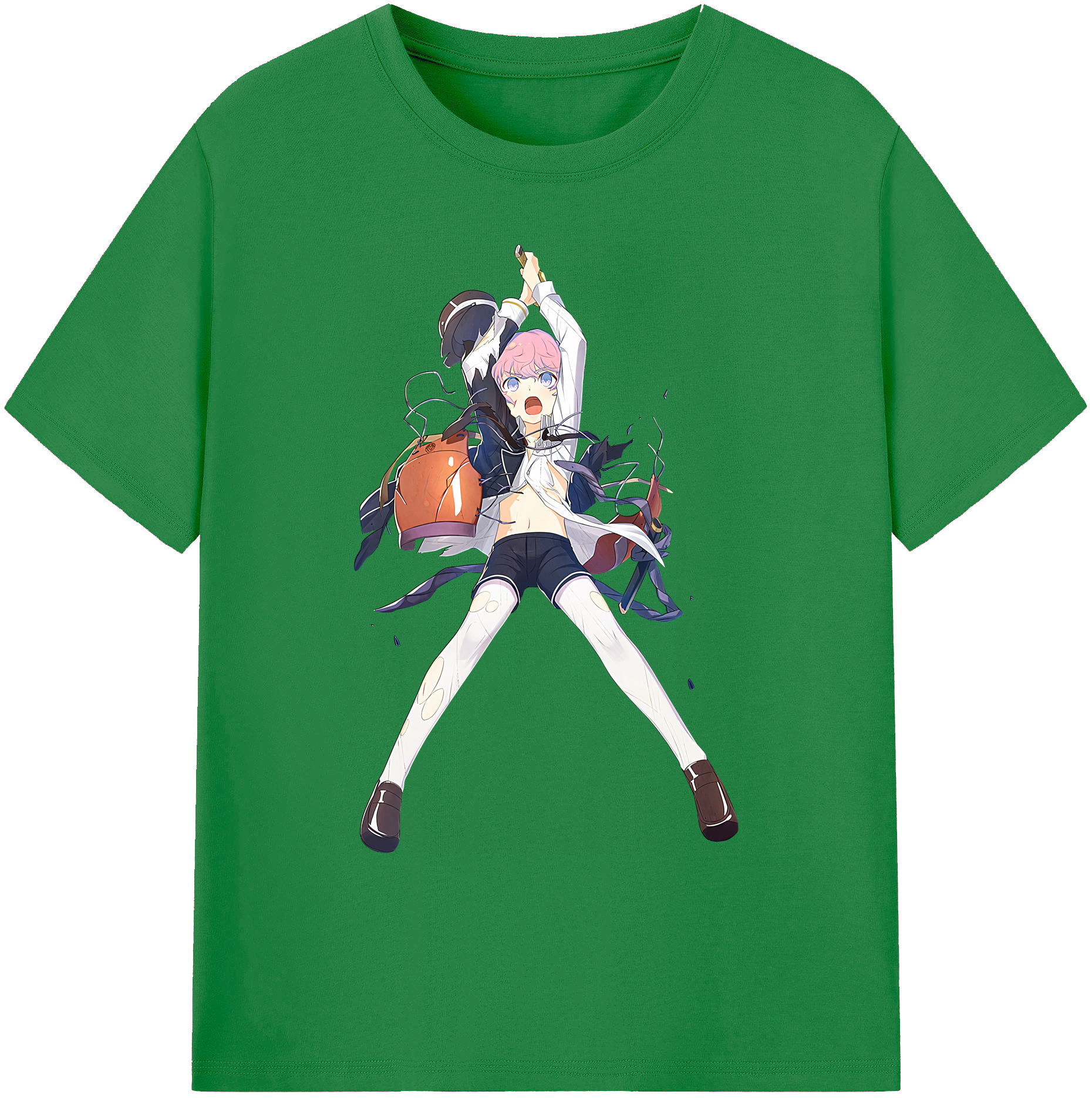 （画像用） 刀剣乱舞 Touken Ranbu 綿100％ メンズ半袖Tシャツ｜肌触りやわらか＆通気性