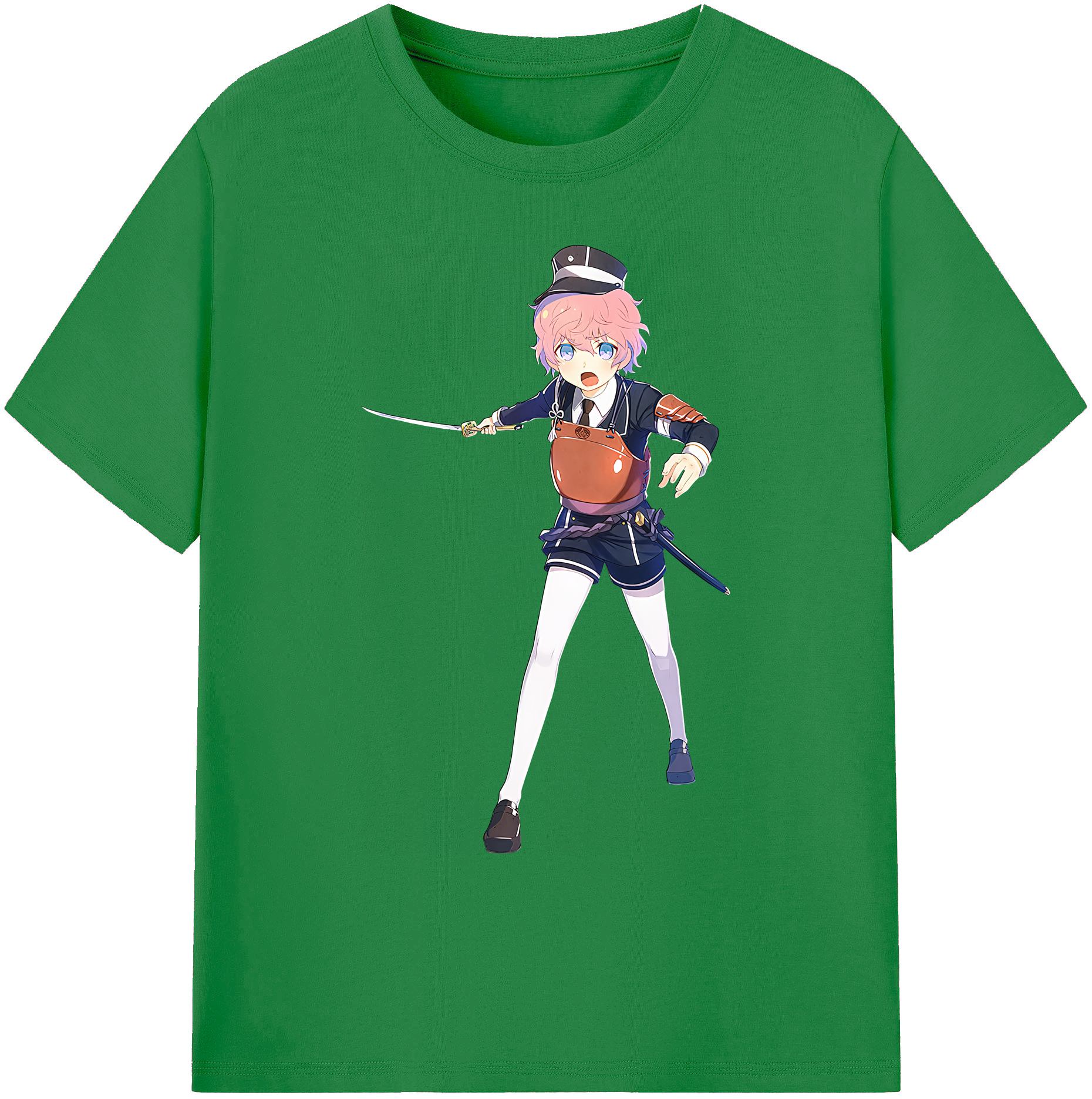 （画像用） 刀剣乱舞 Touken Ranbu 綿100％ メンズ半袖Tシャツ｜肌触りやわらか＆通気性