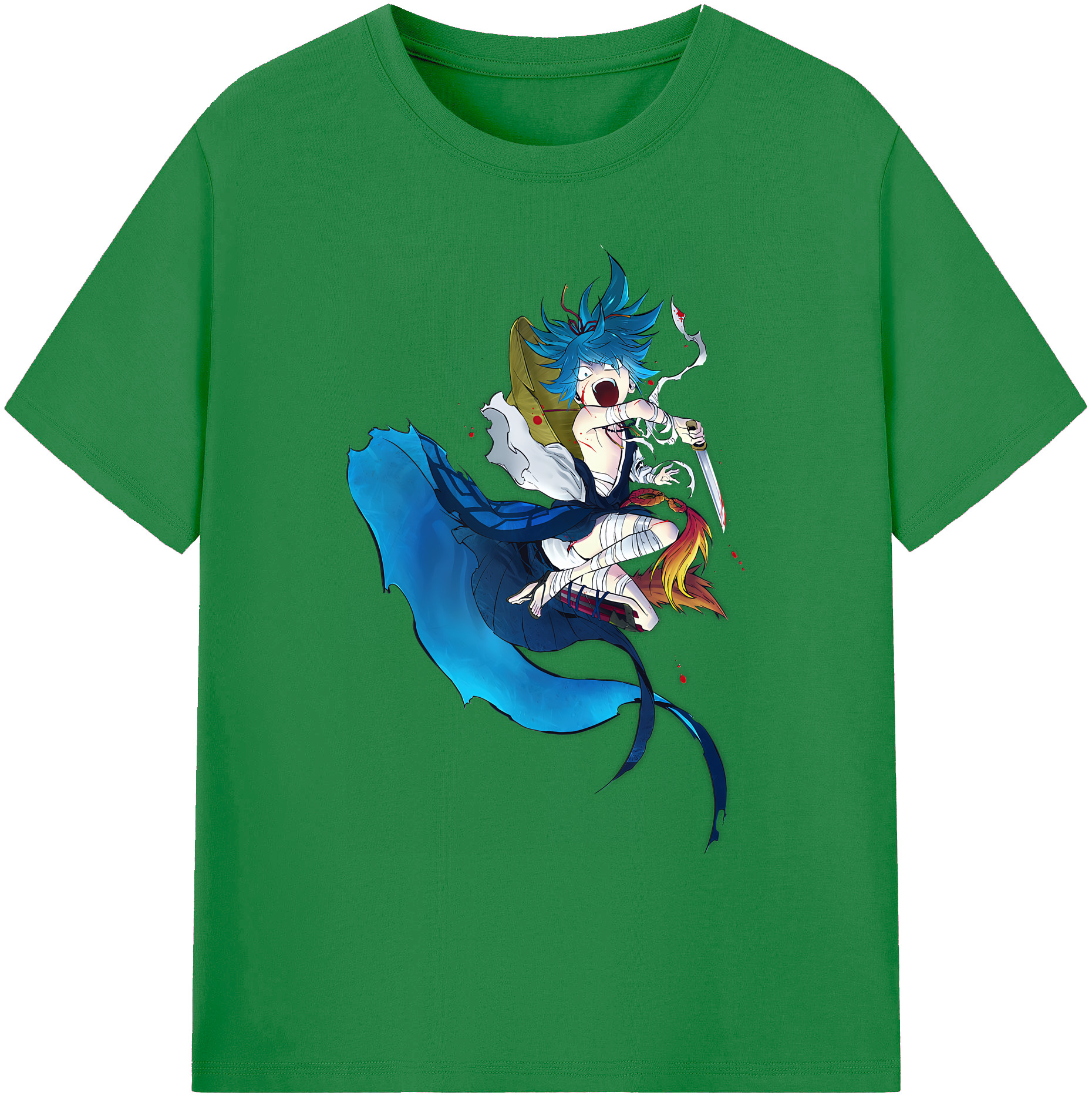 （画像用） 刀剣乱舞 Touken Ranbu 綿100％ メンズ半袖Tシャツ｜肌触りやわらか＆通気性