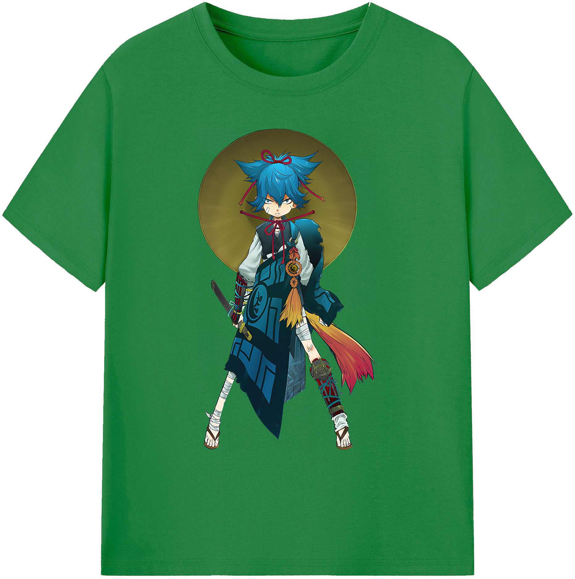 （画像用） 刀剣乱舞 Touken Ranbu 綿100％ メンズ半袖Tシャツ｜肌触りやわらか＆通気性