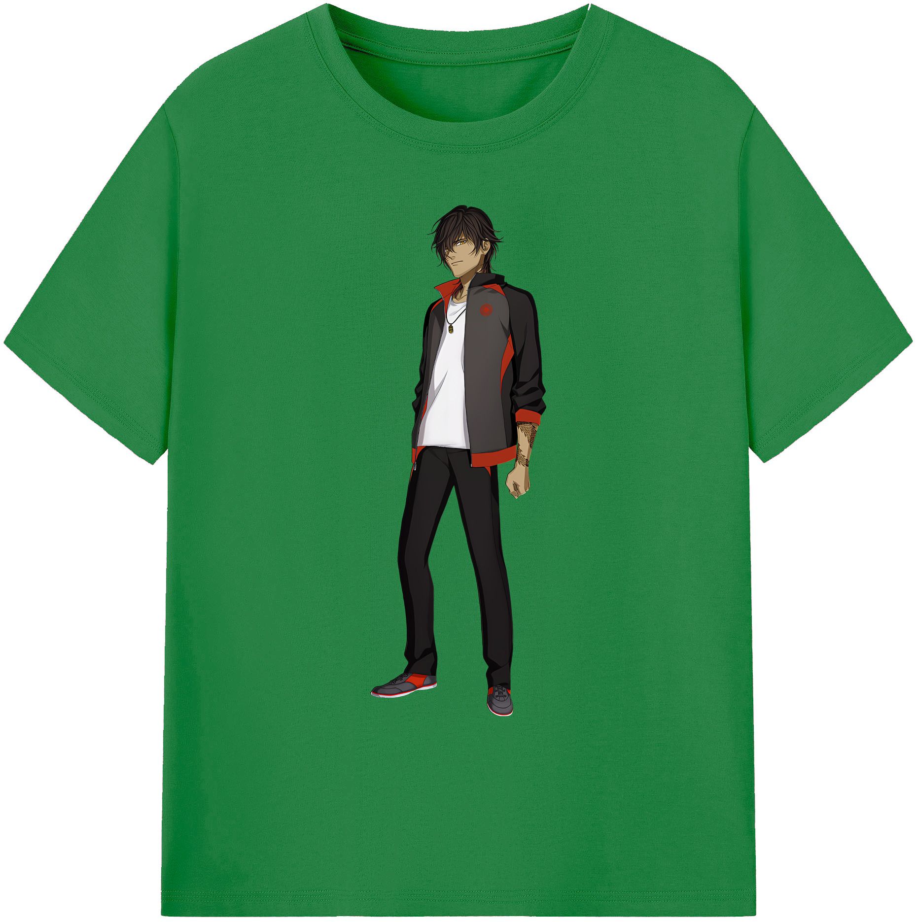 （画像用） 刀剣乱舞 Touken Ranbu 綿100％ メンズ半袖Tシャツ｜肌触りやわらか＆通気性