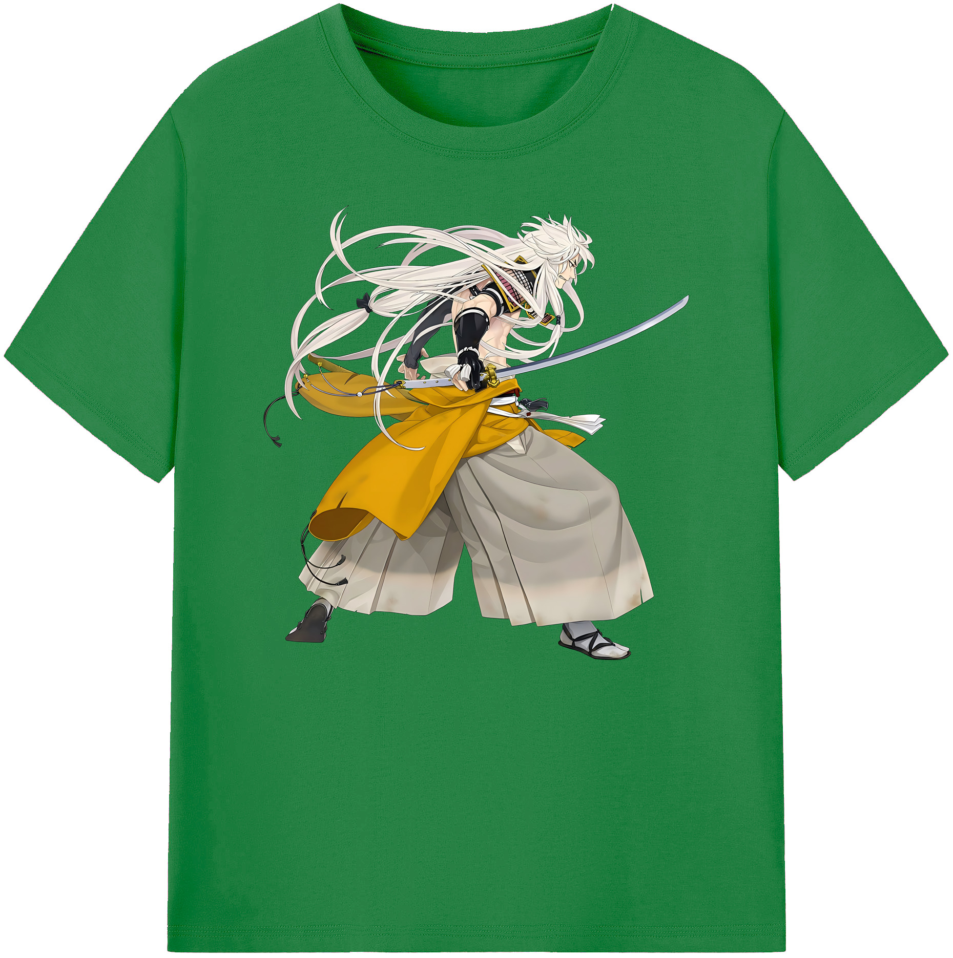 （画像用） 刀剣乱舞 Touken Ranbu 綿100％ メンズ半袖Tシャツ｜肌触りやわらか＆通気性