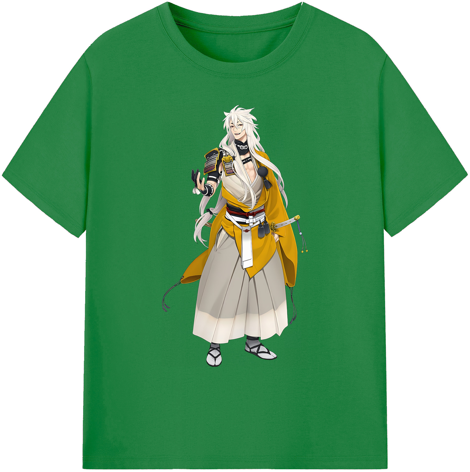 （画像用） 刀剣乱舞 Touken Ranbu 綿100％ メンズ半袖Tシャツ｜肌触りやわらか＆通気性