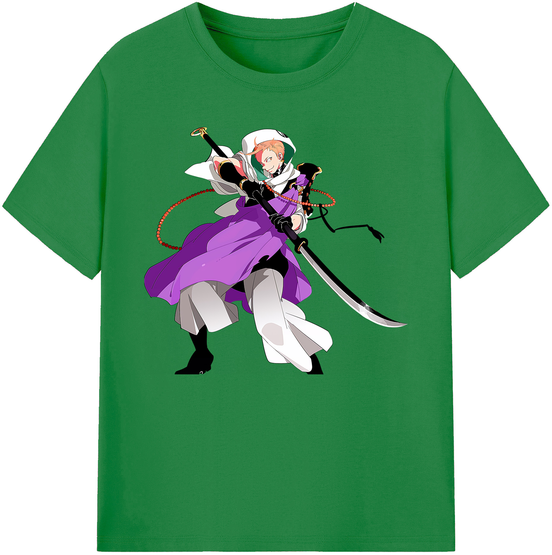 （画像用） 刀剣乱舞 Touken Ranbu 綿100％ メンズ半袖Tシャツ｜肌触りやわらか＆通気性